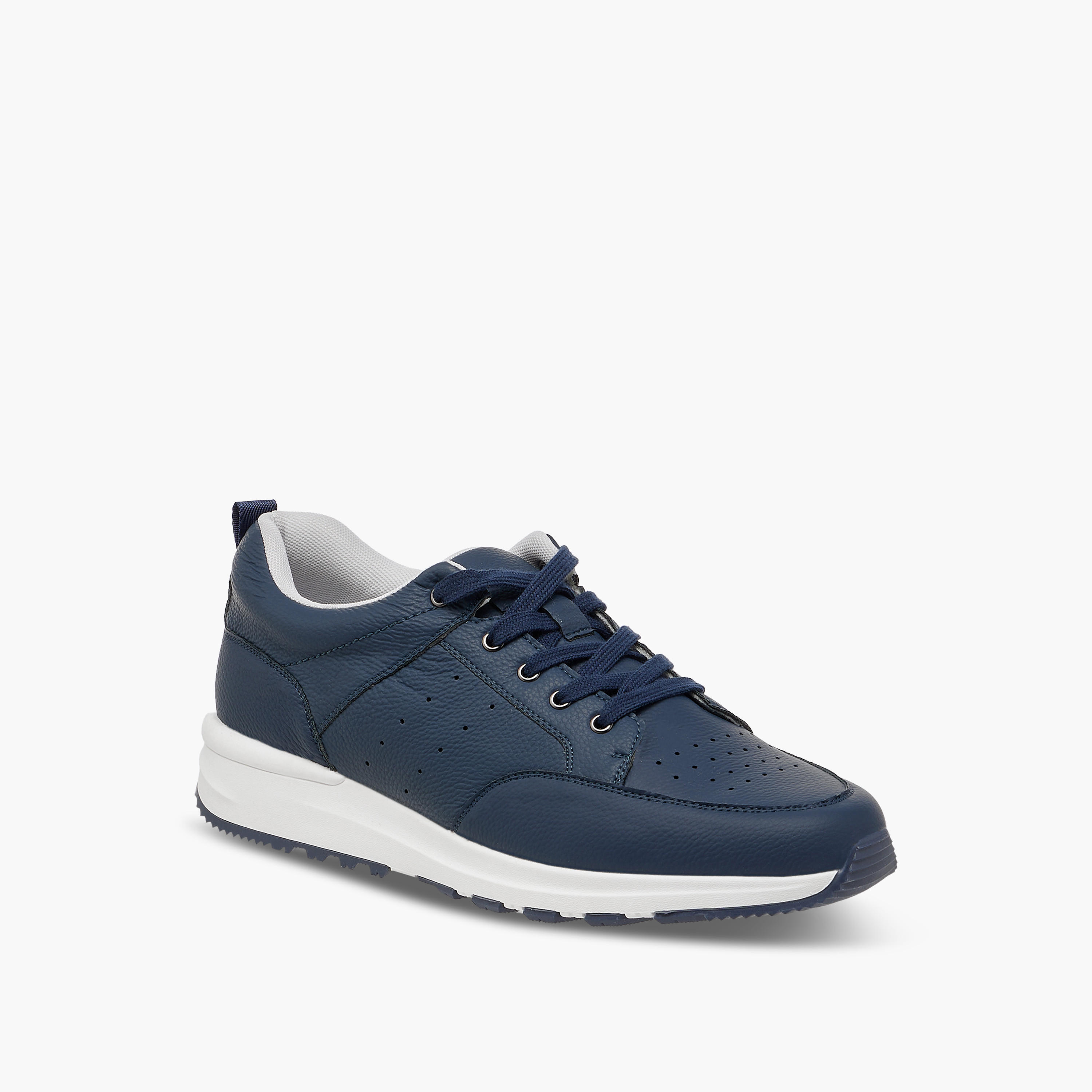 LBL by Shoexpress Perforated Sneakers with Lace-Up Closure-men-shoes-sneakers-image-2