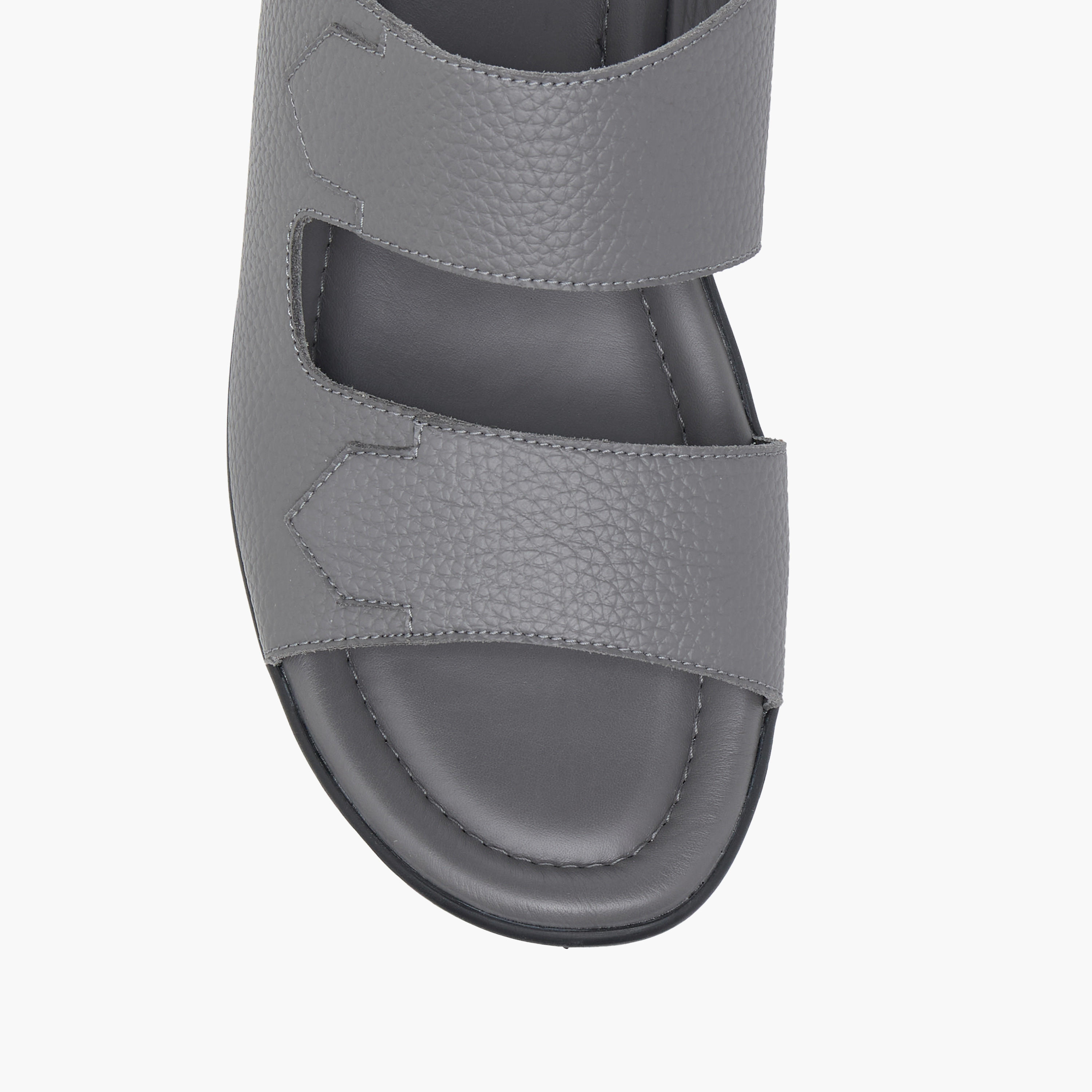 LBL by Shoexpress Textured Slip-On Arabic Sandals-men-shoes-sandals-image-3