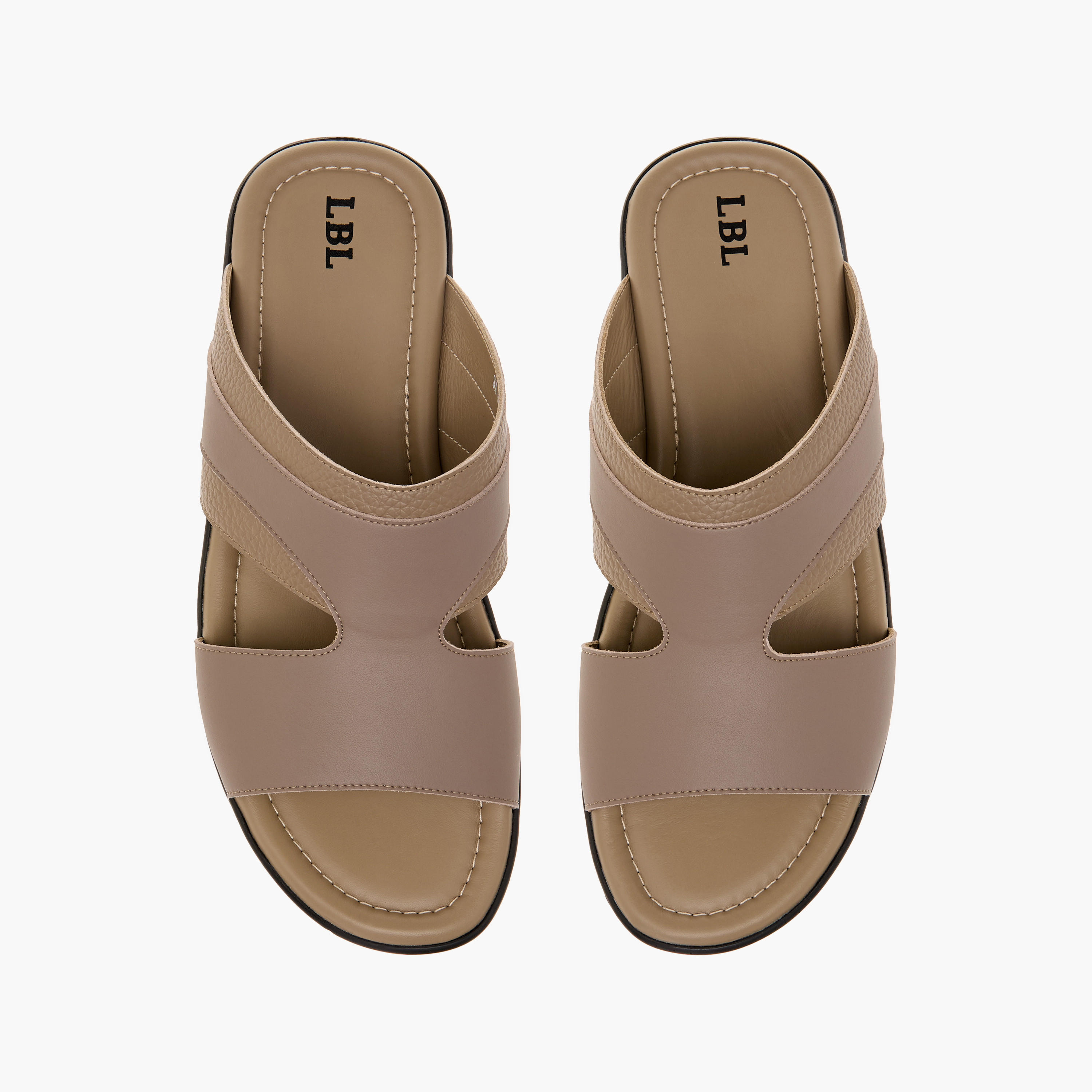 LBL by Shoexpress Textured Slip-On Arabic Sandals-men-shoes-sandals-image-1
