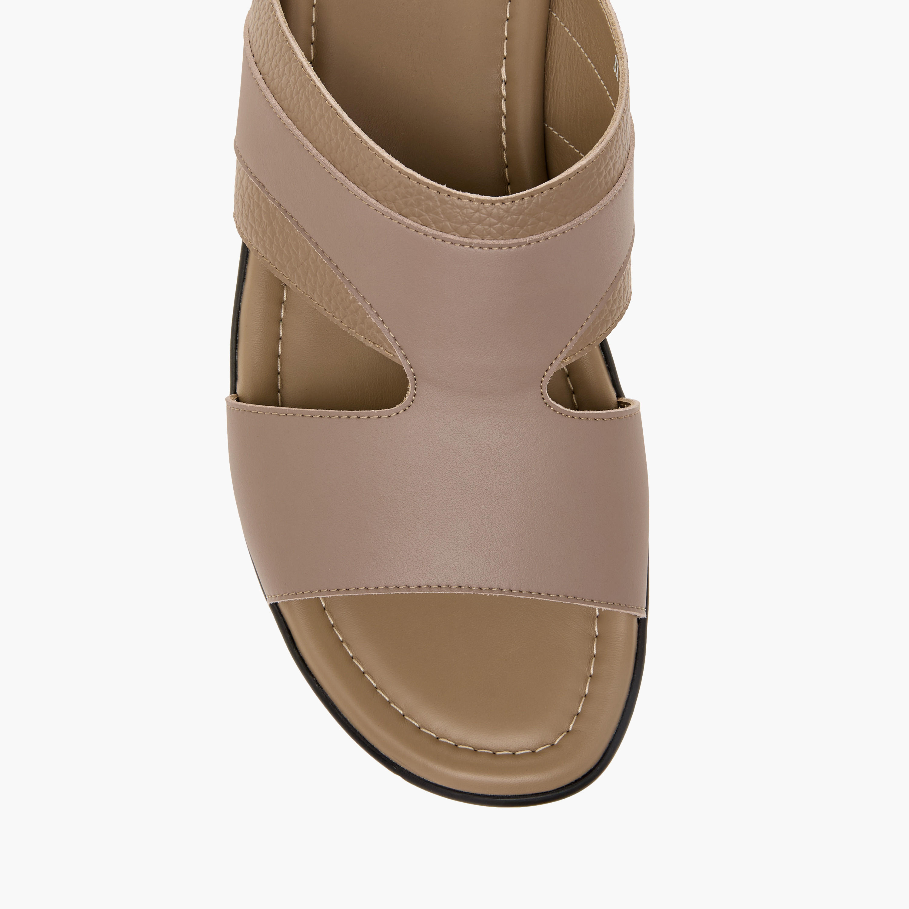 LBL by Shoexpress Textured Slip-On Arabic Sandals-men-shoes-sandals-image-3