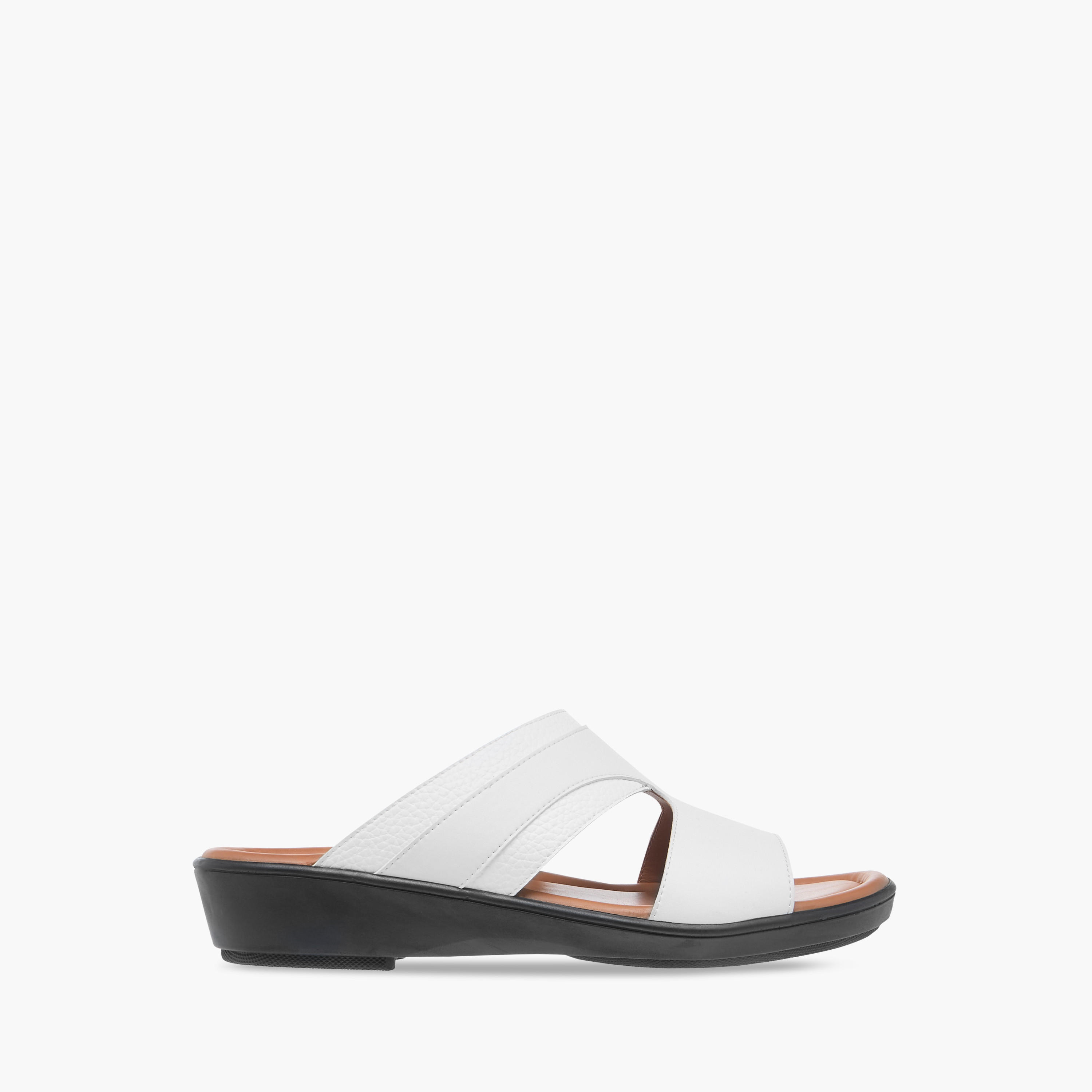 LBL by Shoexpress Textured Slip-On Arabic Sandals-men-shoes-sandals-image-2