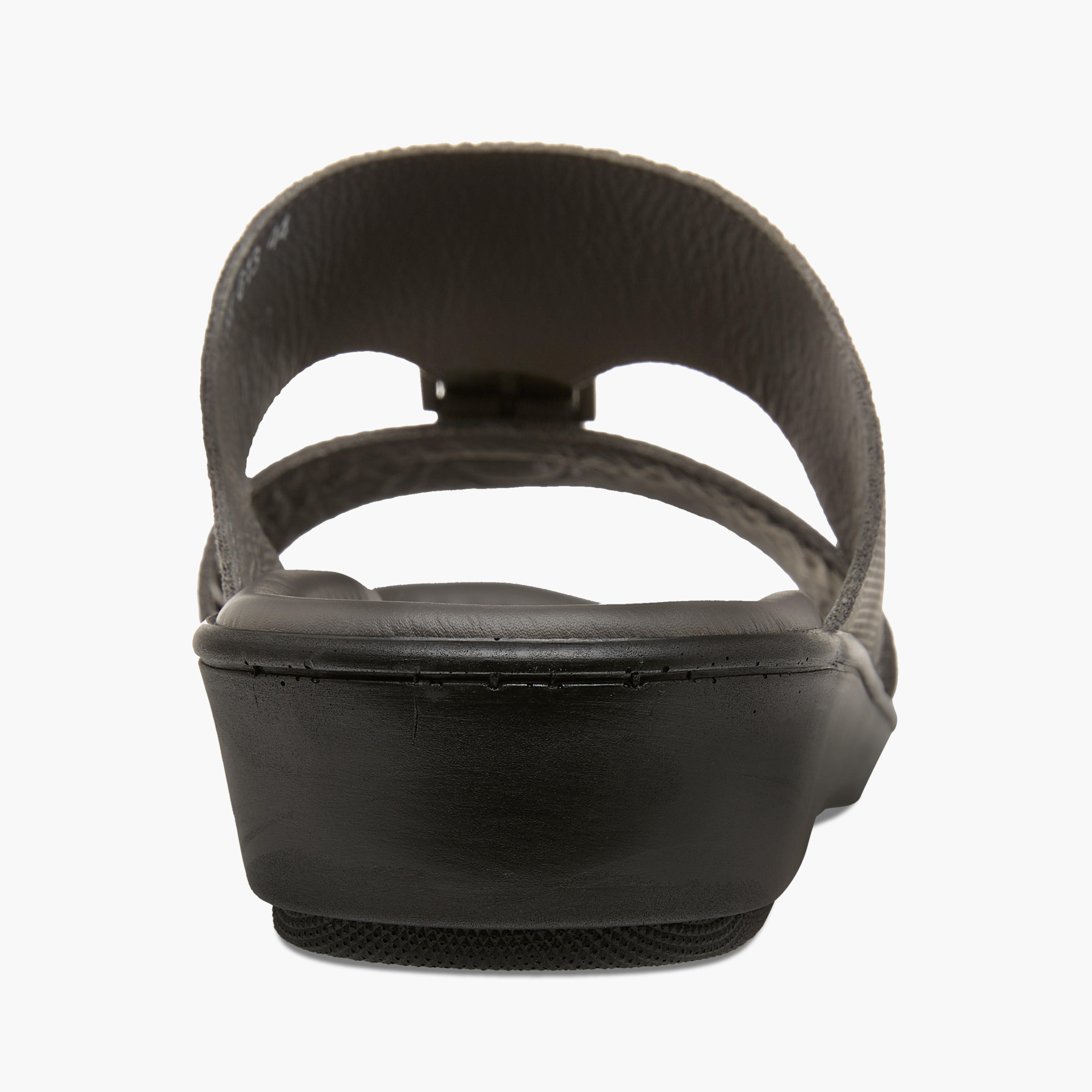 LBL by Shoexpress Textured Slip-On Arabic Sandals with Buckle Detail-men-shoes-sandals-image-4