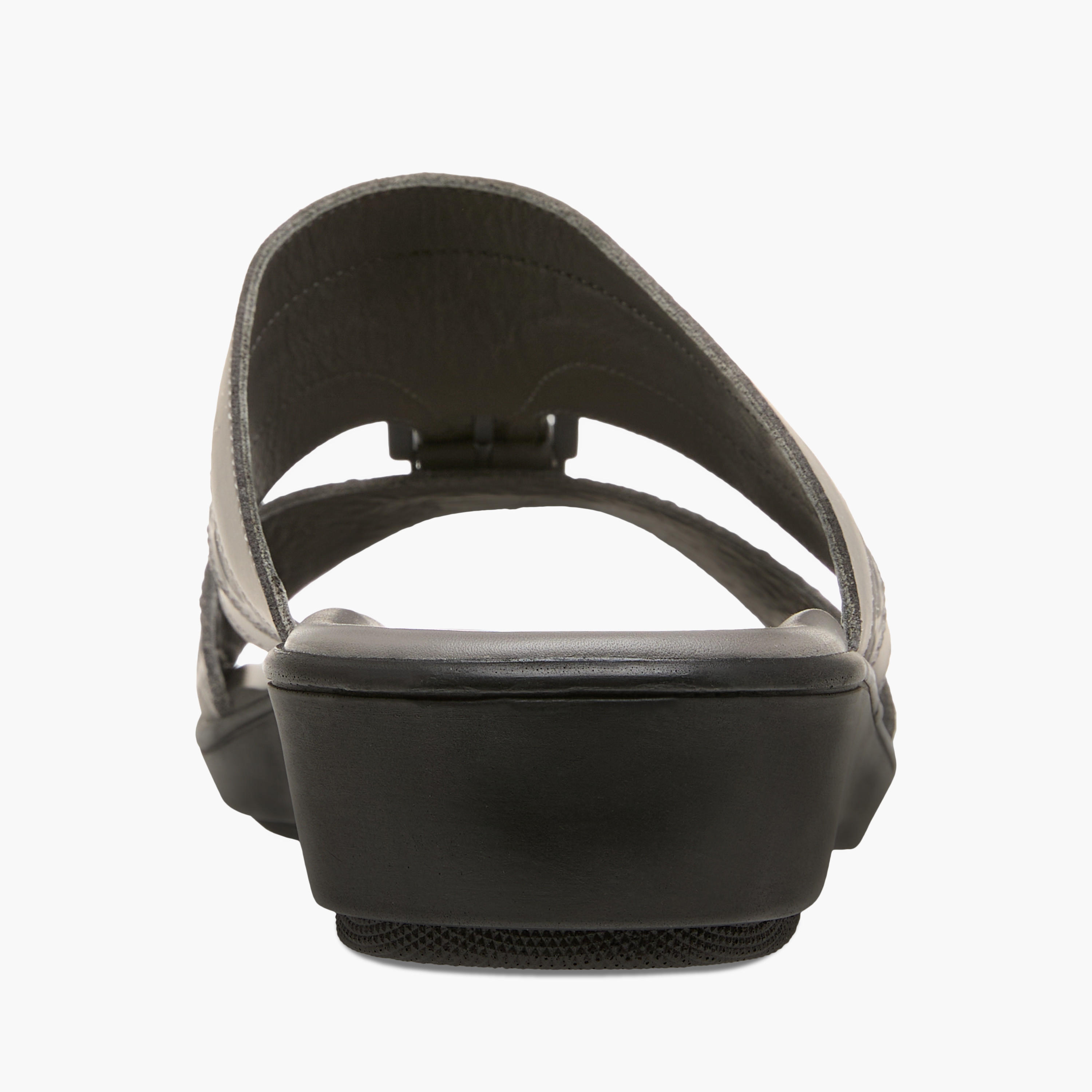 LBL by Shoexpress Textured Slip-On Arabic Sandals with Buckle Detail-men-shoes-sandals-image-4