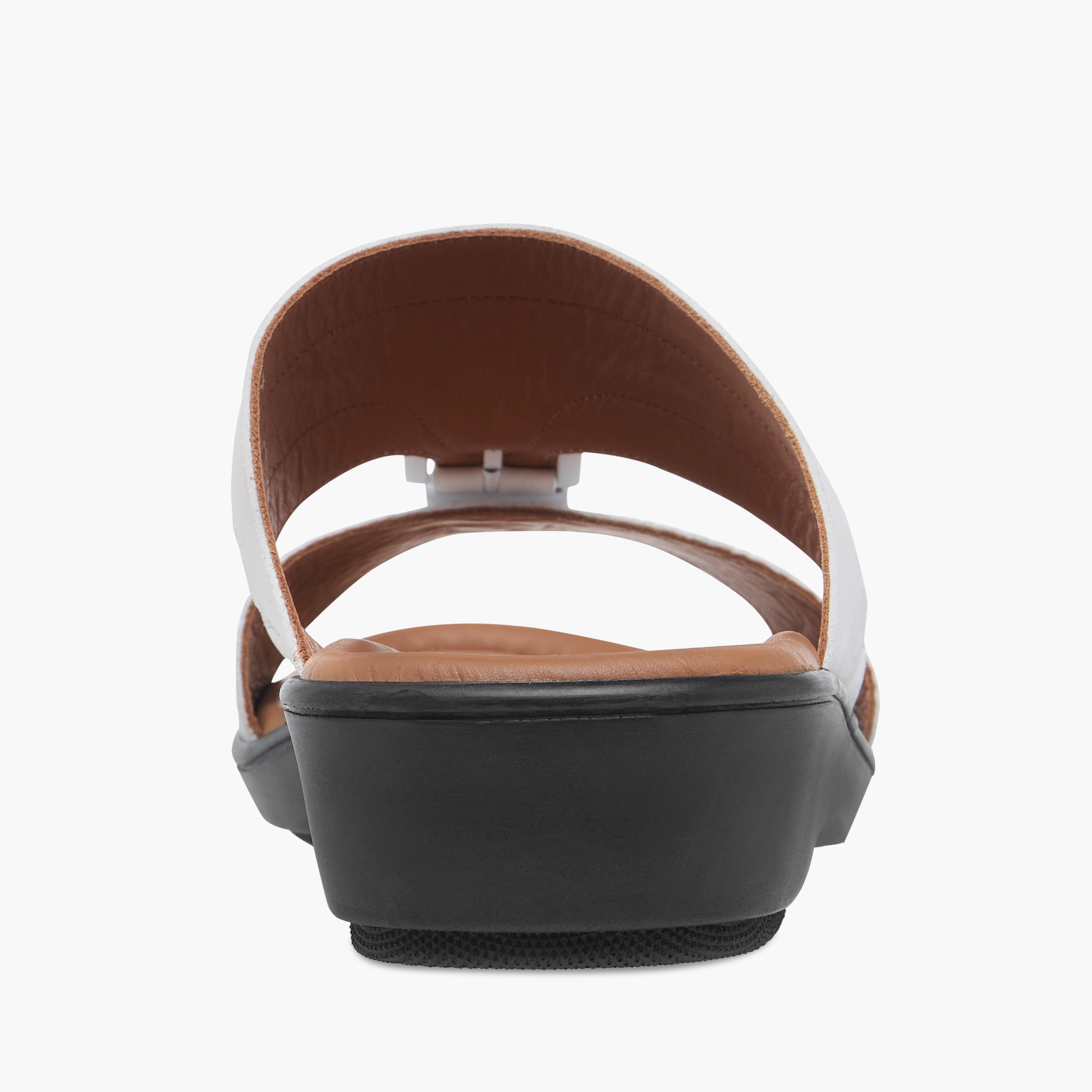 LBL by Shoexpress Textured Slip-On Arabic Sandals with Buckle Detail-men-shoes-sandals-image-4