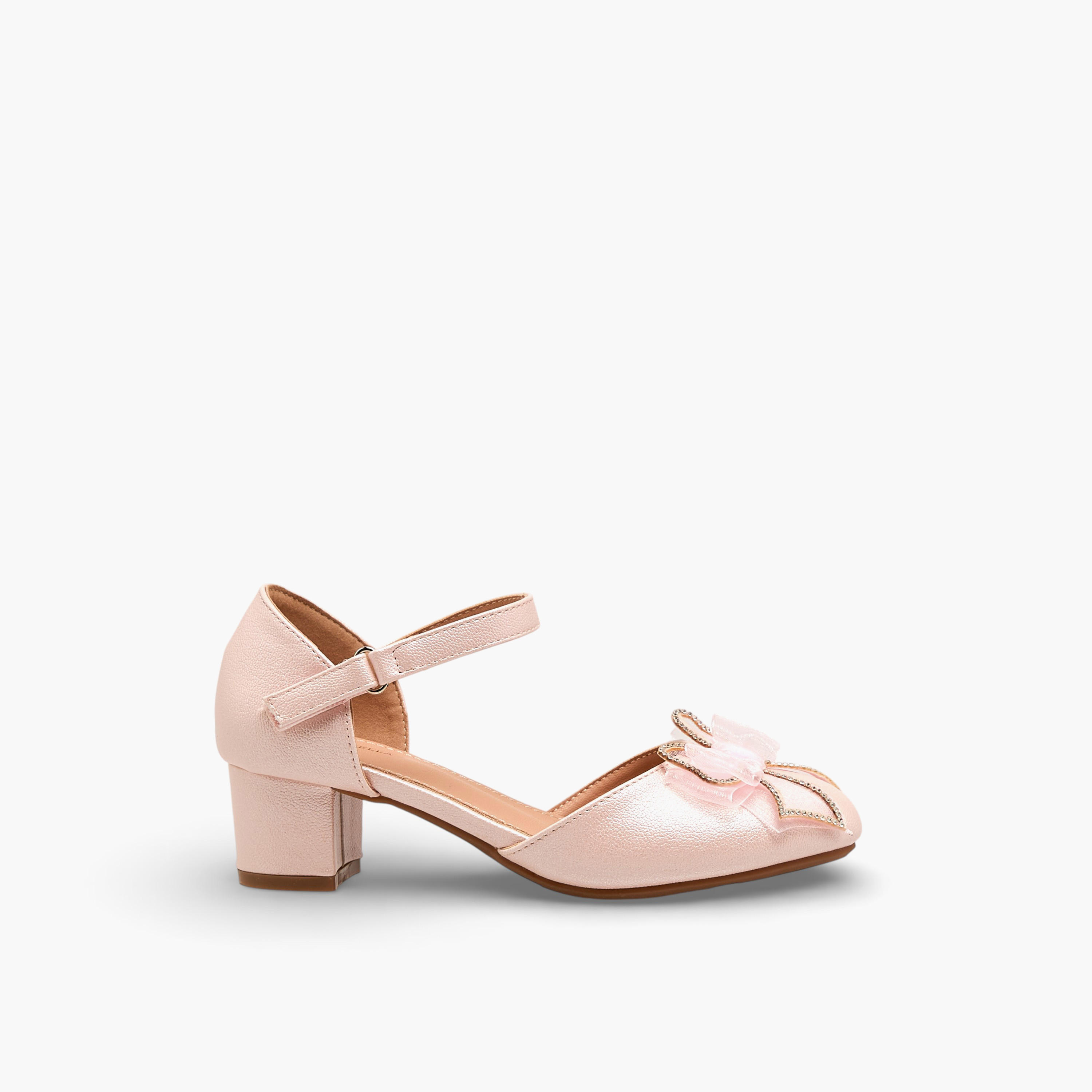 Flora Bella Girls Block Heel Shoes-girls-shoes-sandals-image-3