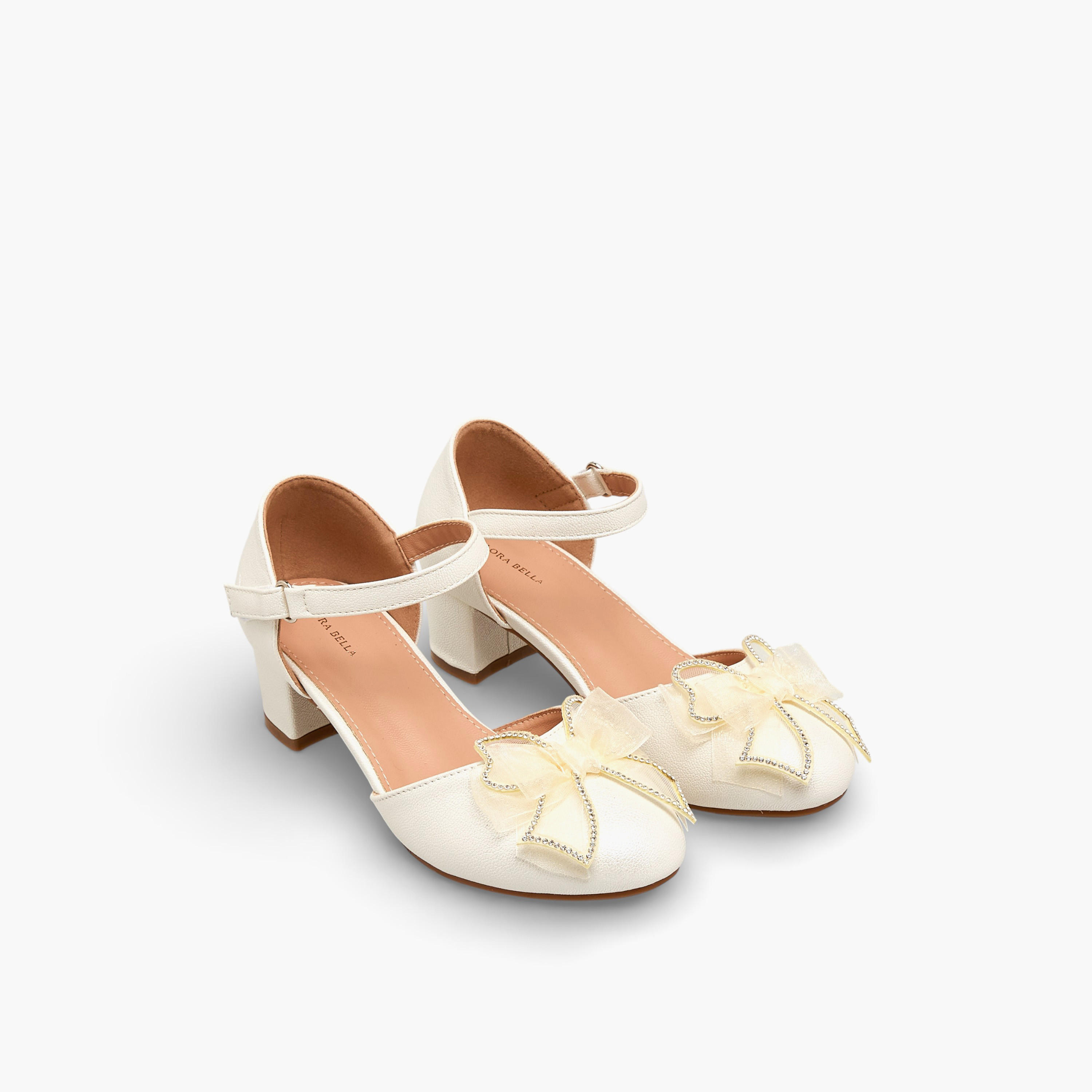 حذاء بكعب سميك للبنات من فلورا بيلا-girls-shoes-sandals-image-1