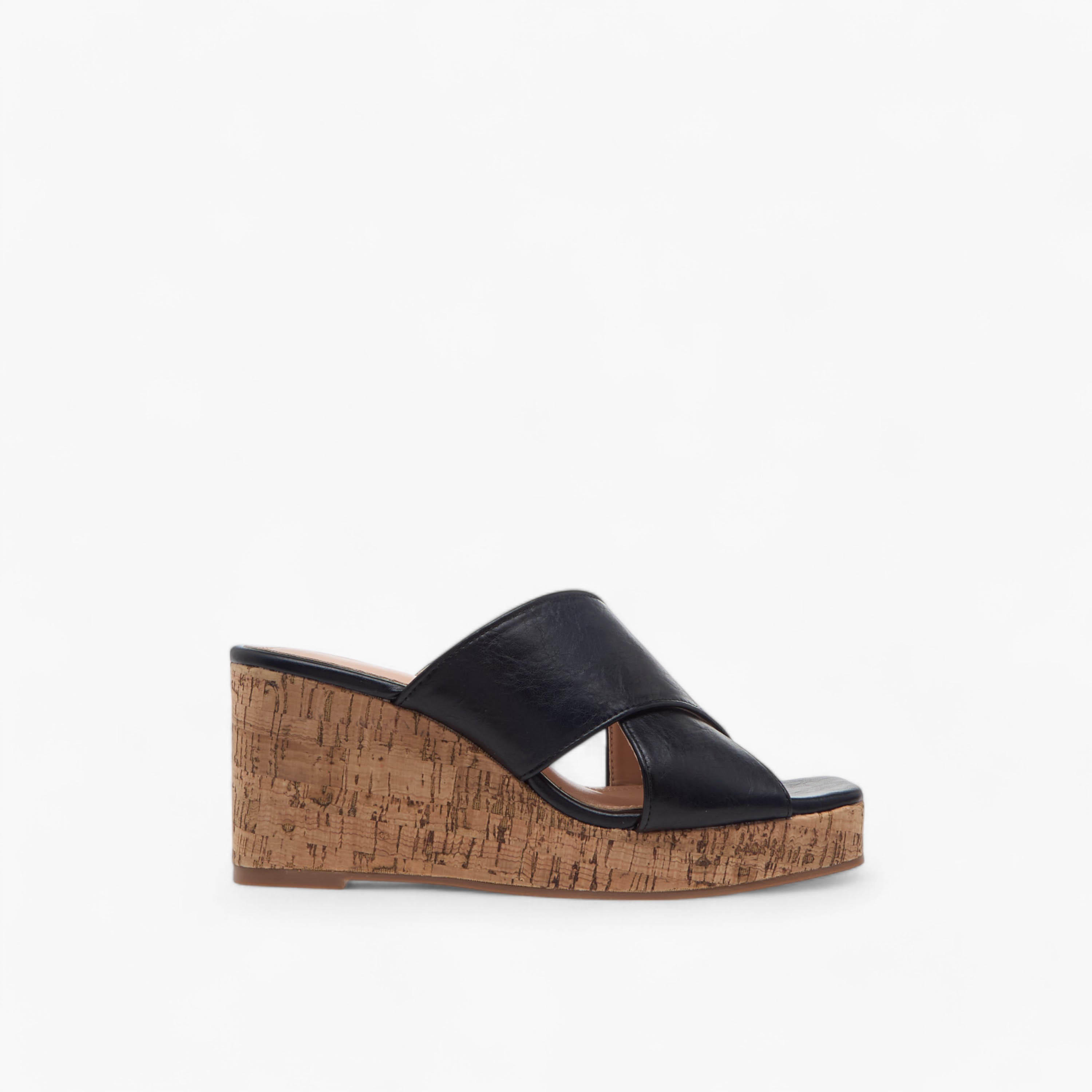 Celeste Women's Solid Slip-On Sandals with Wedge Heels-women-shoes-sandals-heeled-image-3