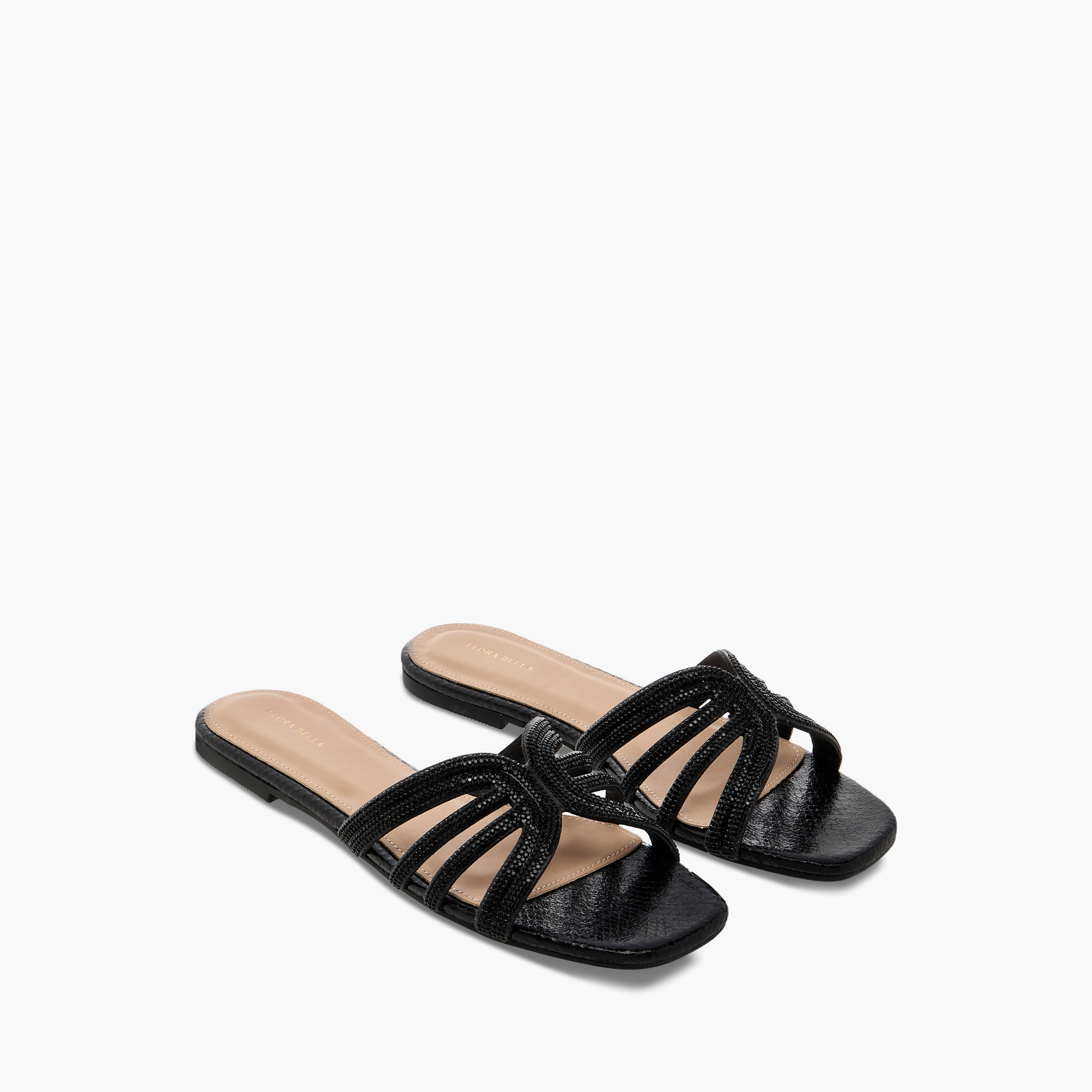 Flora Bella Embellished Slip-On Sandals-women-shoes-flats-sandals-image-1