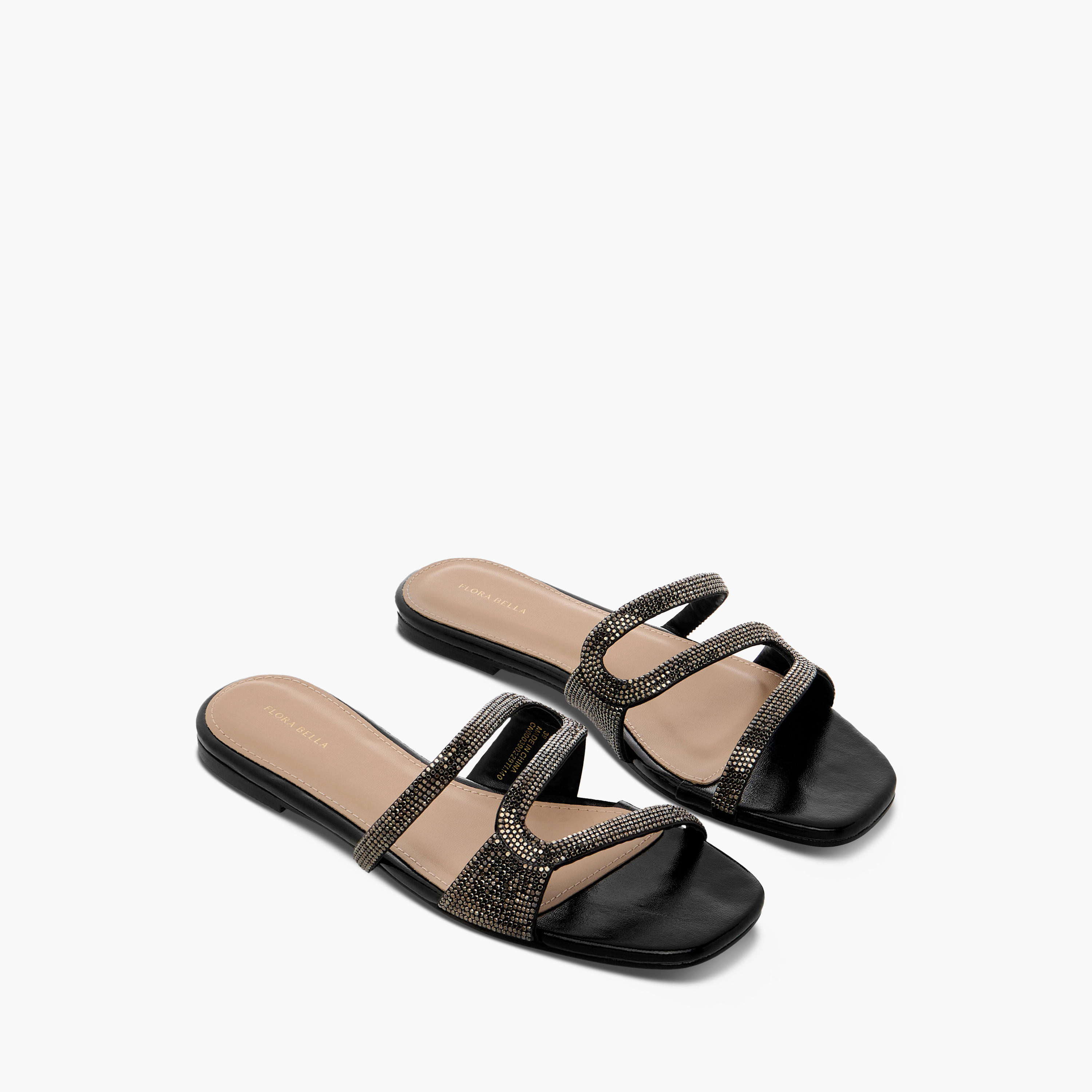Flora Bella Embellished Slip-On Sandals-women-shoes-flats-sandals-image-1