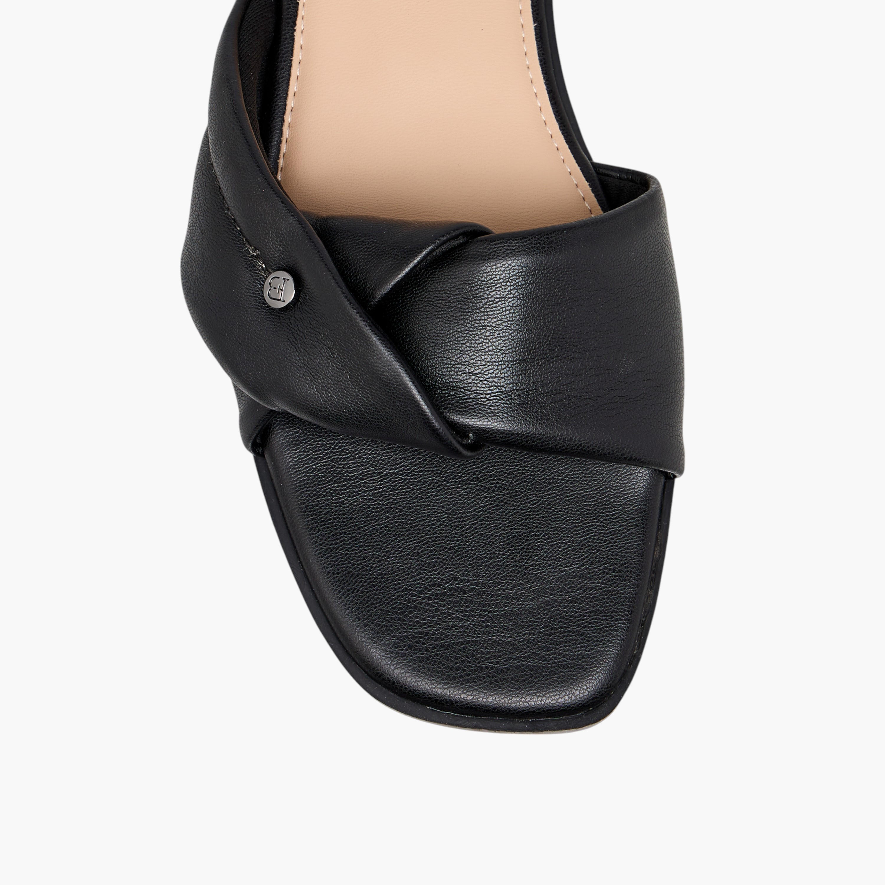 Flora Bella Solid Knot Detail Slip-On Flat Sandals-women-shoes-flats-sandals-image-4