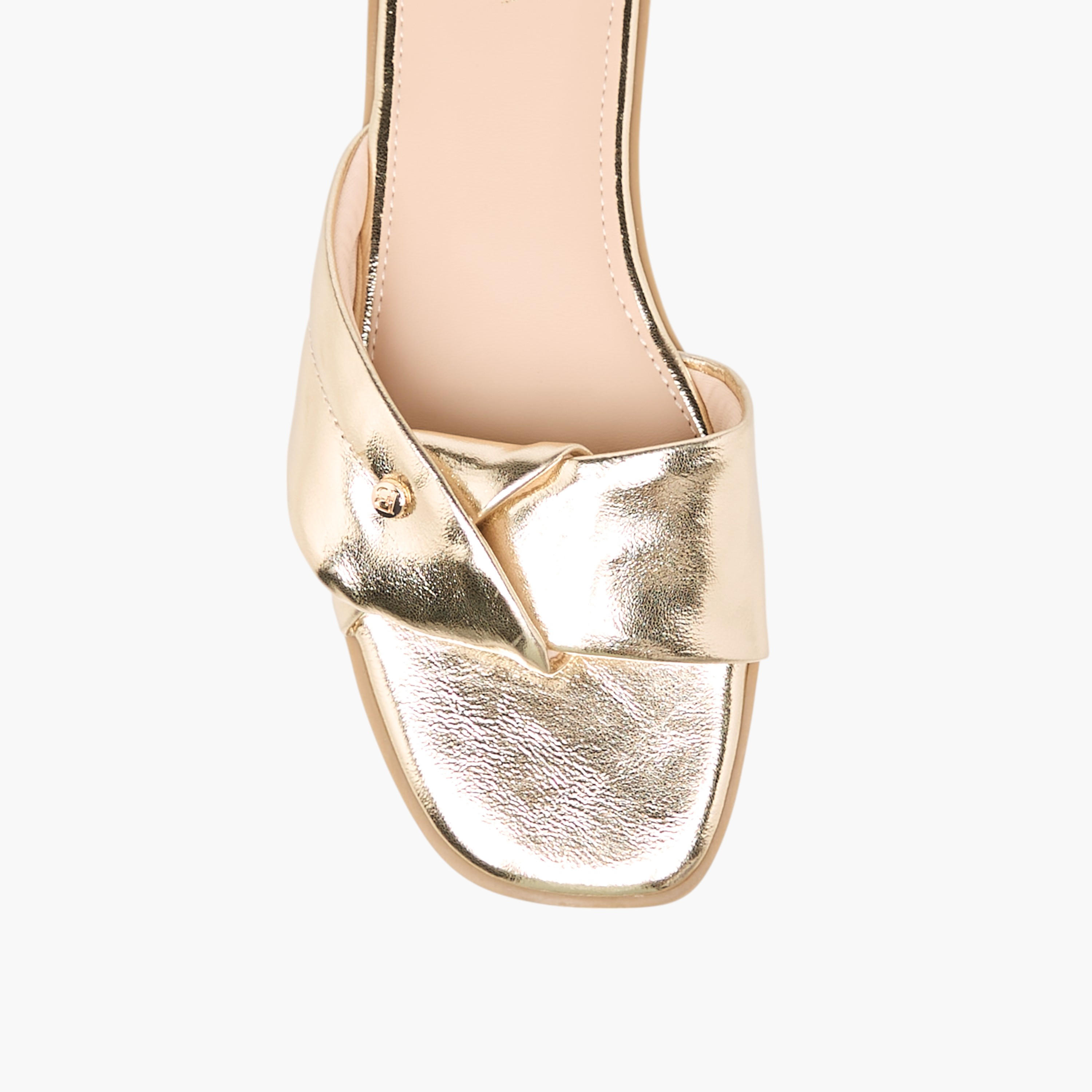 Flora Bella Solid Knot Detail Slip-On Flat Sandals-women-shoes-flats-sandals-image-4