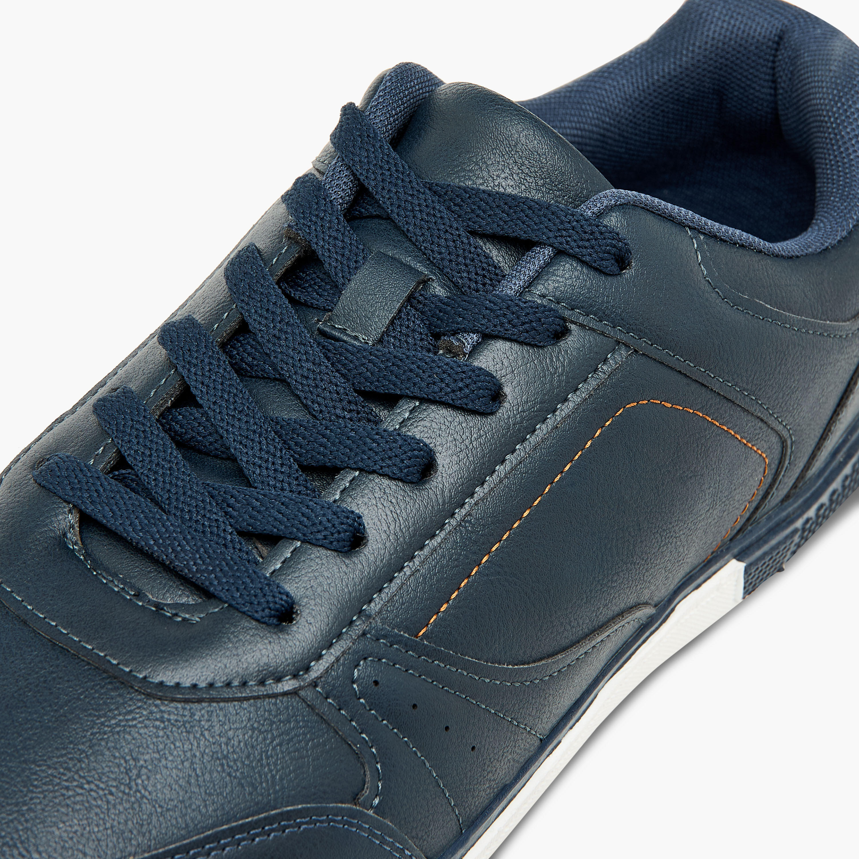 LBL by Shoexpress Panelled Ankle Sneakers with Lace-Up Closure-men-shoes-sneakers-image-4