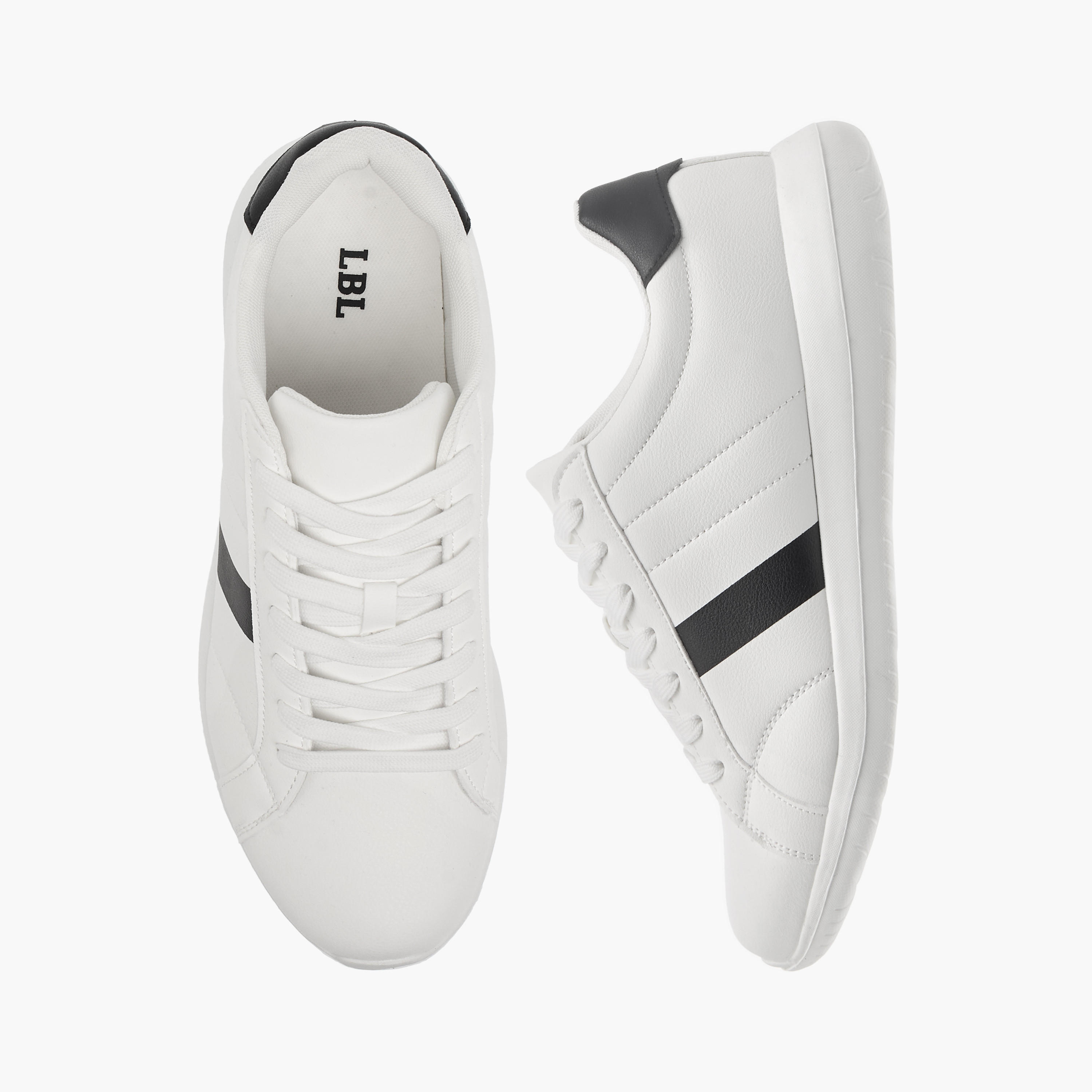LBL by Shoexpress Stripe Detail Lace-Up Sneakers-men-shoes-sneakers-image-1