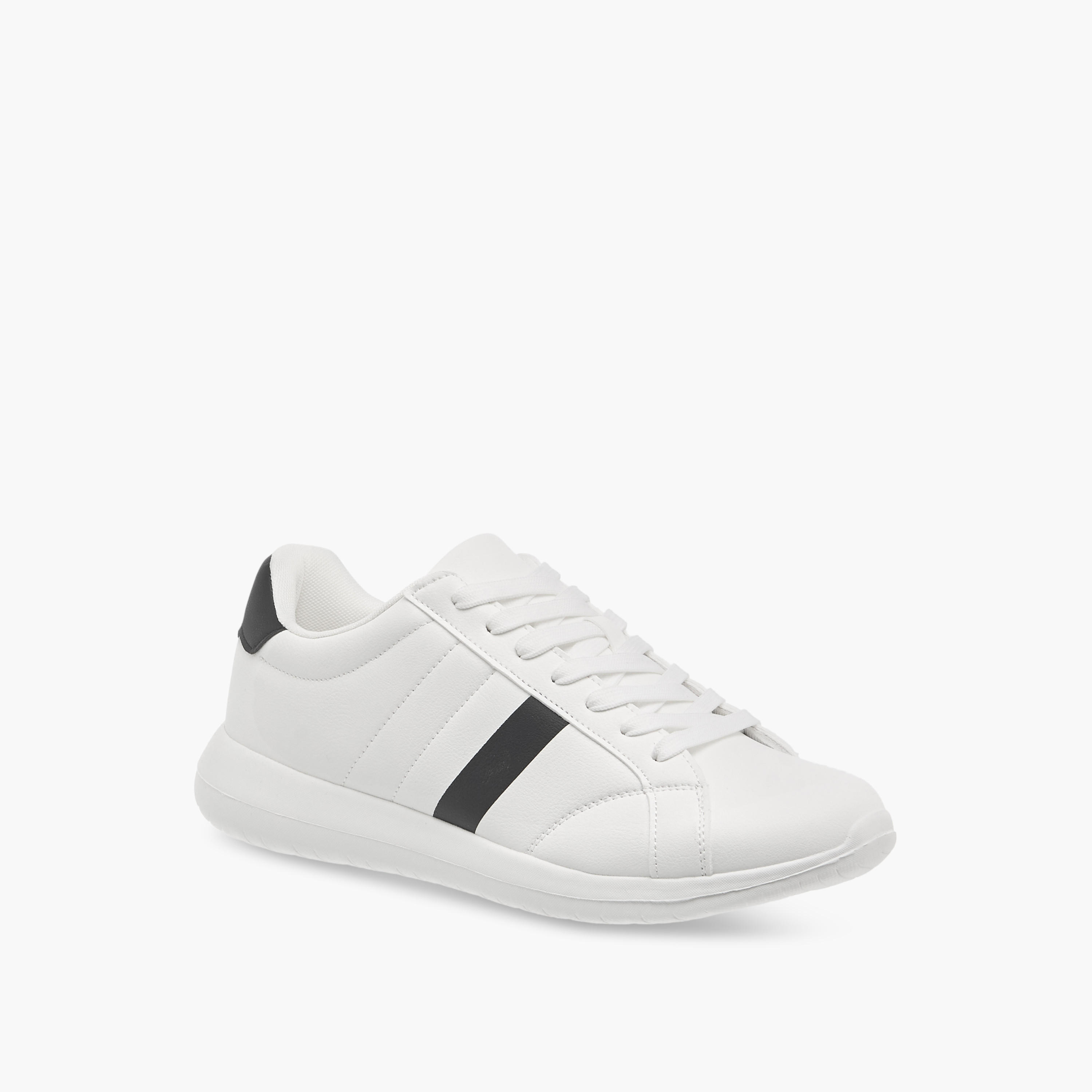 LBL by Shoexpress Stripe Detail Lace-Up Sneakers-men-shoes-sneakers-image-2