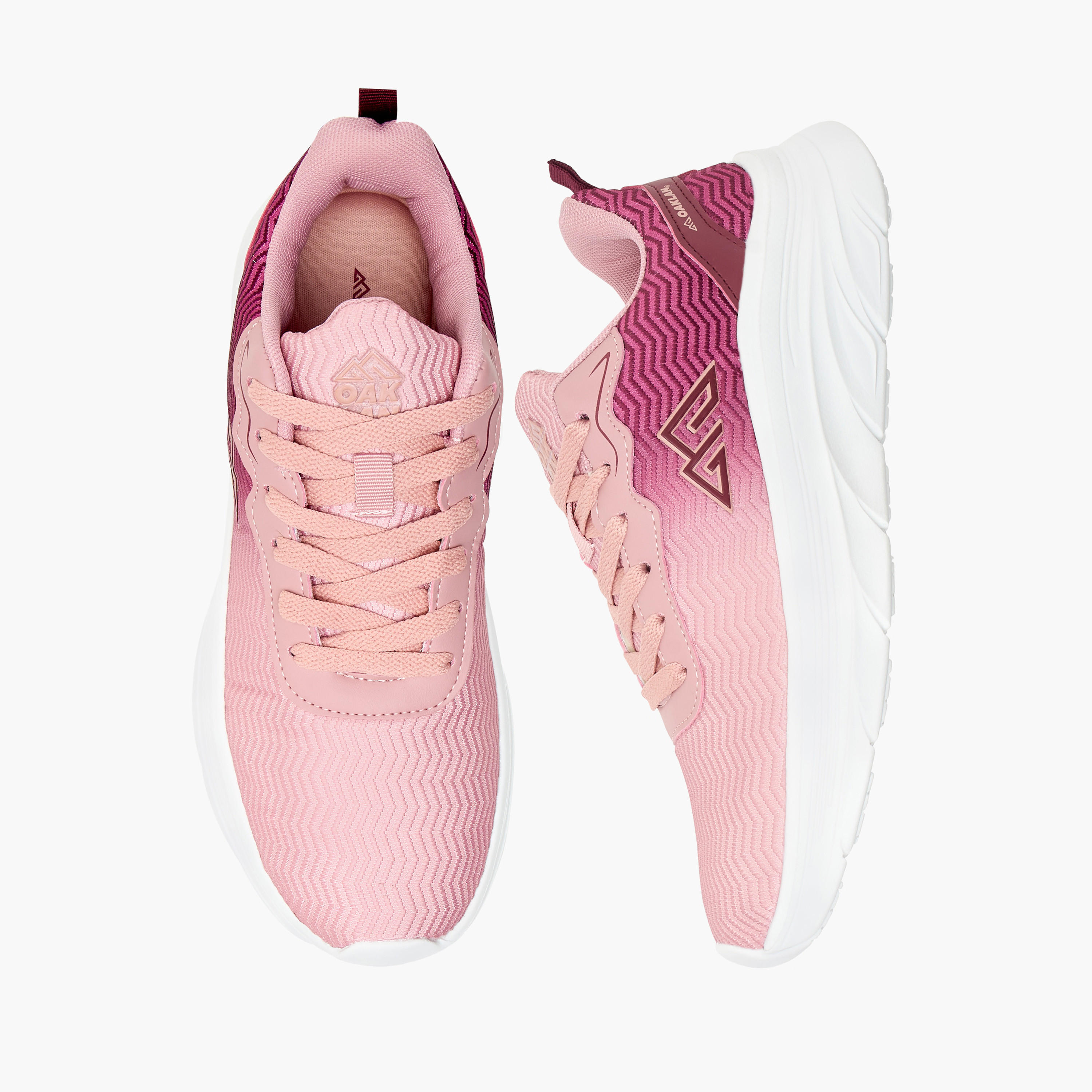 Oaklan by Shoexpress Ombre Shoes with Lace-Up Closure-women-shoes-sneakers-image-1