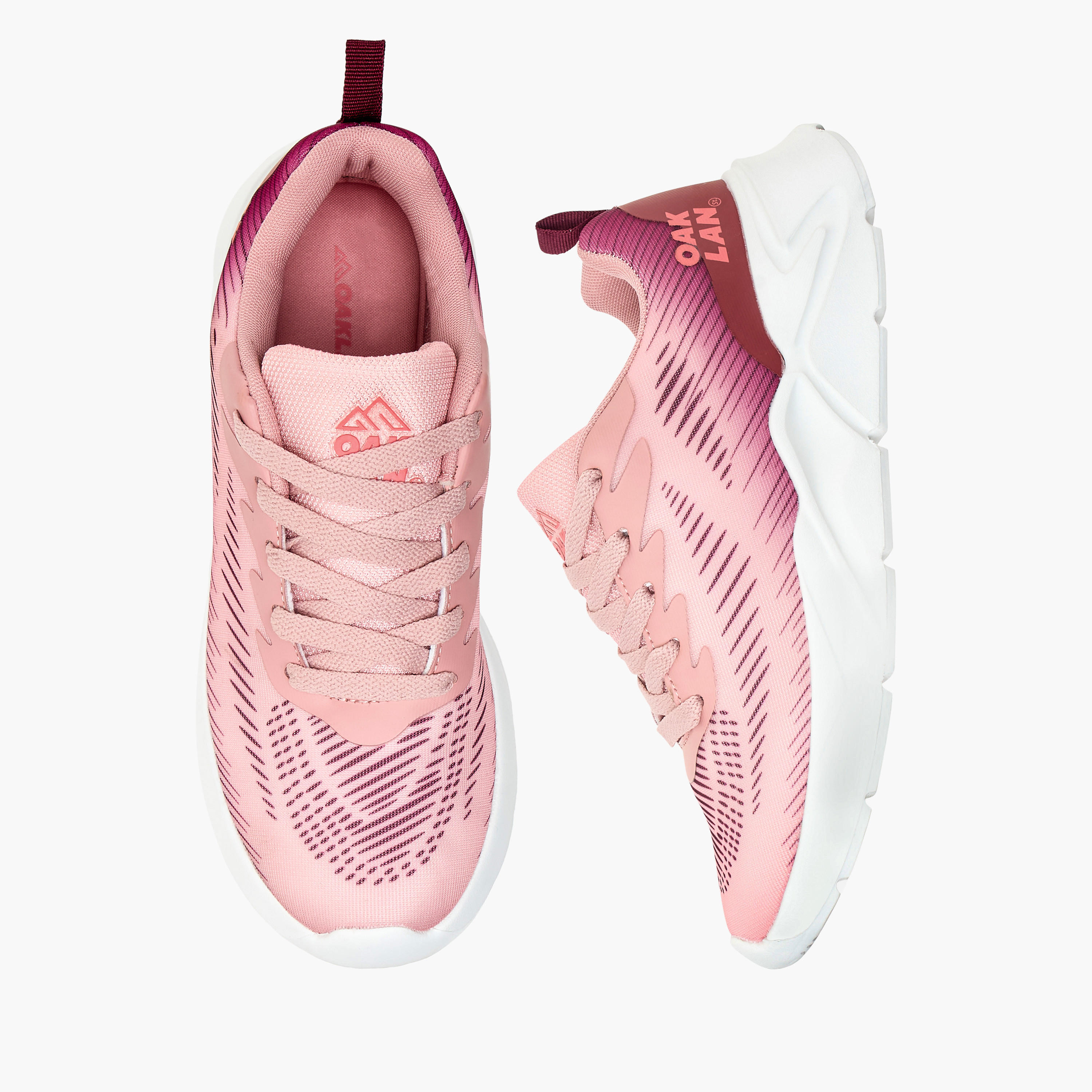 حذاء متدرج اللون برباط إغلاق من أوكلان من شو إكسبريس-women-shoes-sneakers-image-1