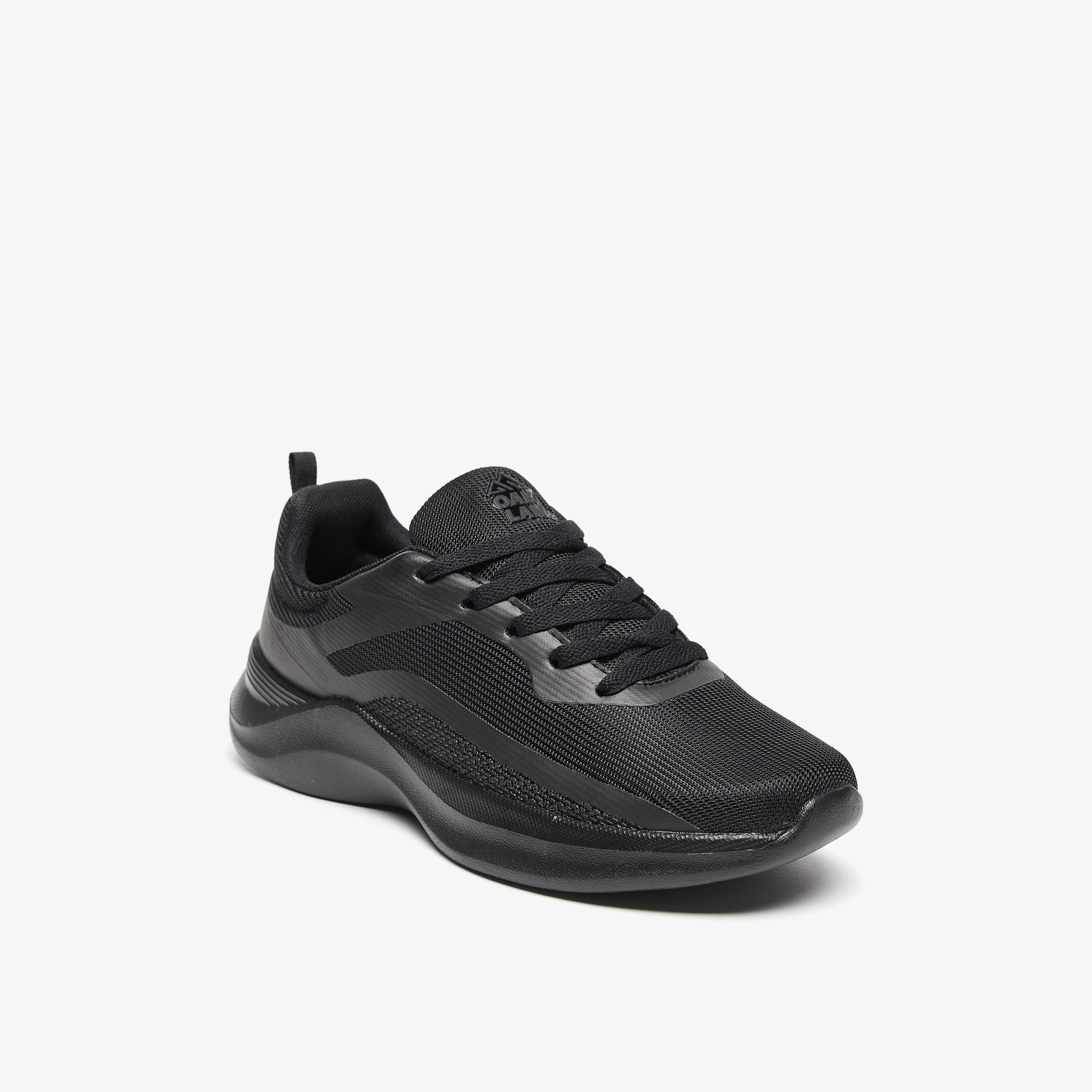 Oakland by Shoexpress Textured Lace-Up Sports Shoes-women-shoes-sneakers-image-1