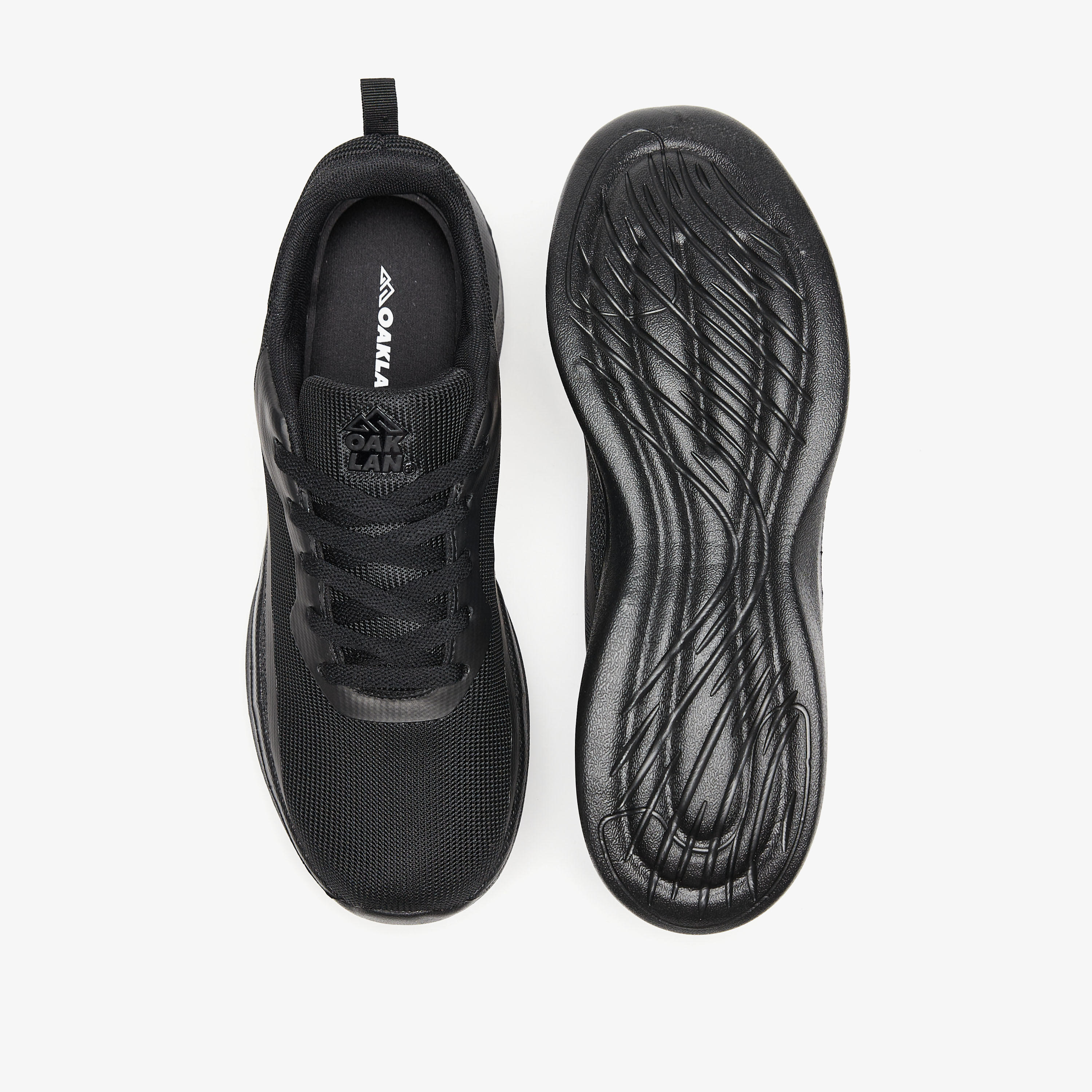 Oakland by Shoexpress Textured Lace-Up Sports Shoes-women-shoes-sneakers-image-4