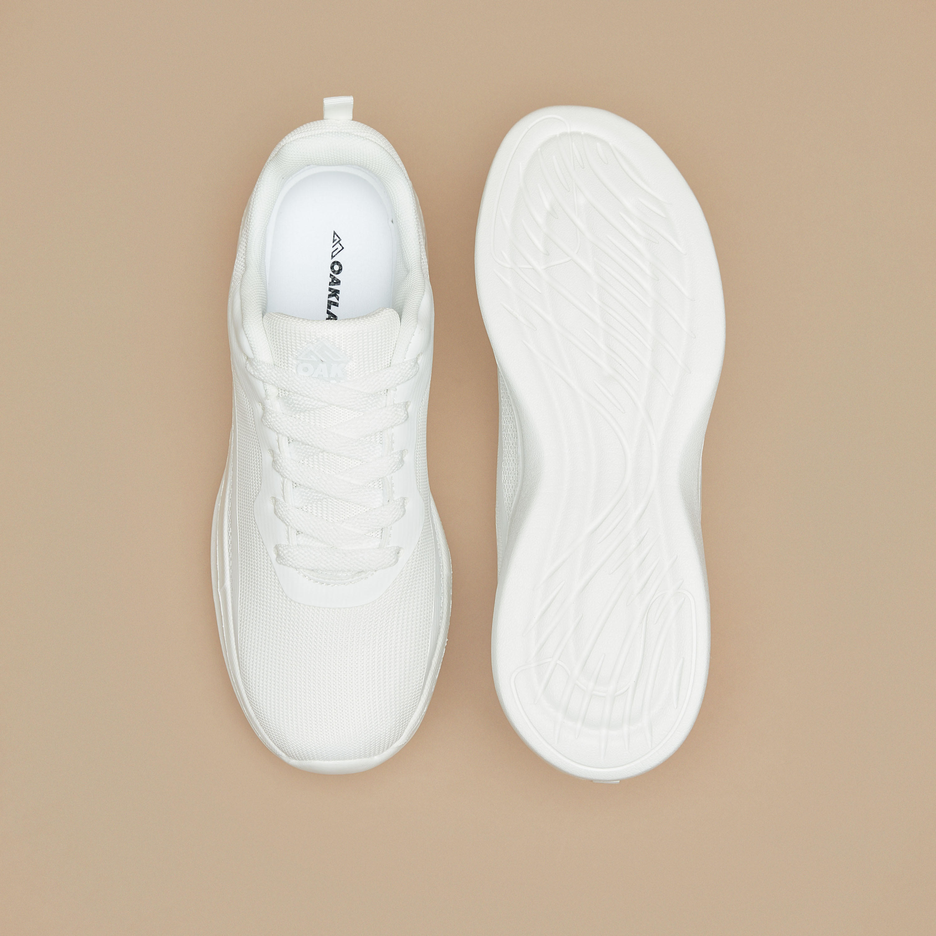 Oakland by Shoexpress Textured Lace-Up Sports Shoes-women-shoes-sneakers-image-4