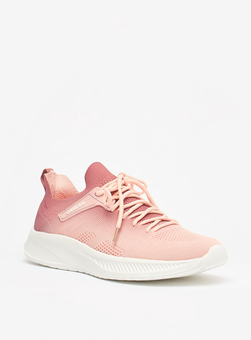 Oaklan by Shoexpress Ombre Slip-On Sports Shoes with Lace Detail-sports-women-shoes-image-1