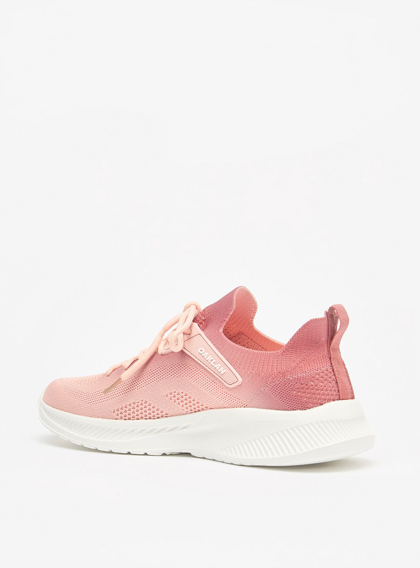 Oaklan by Shoexpress Ombre Slip-On Sports Shoes with Lace Detail-sports-women-shoes-image-2