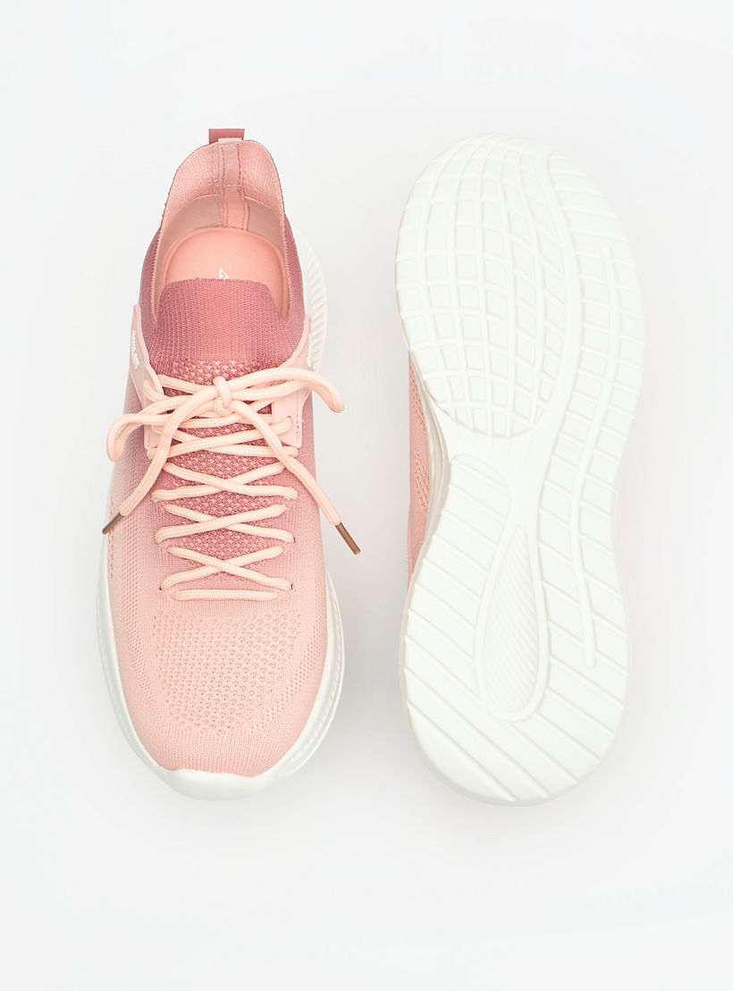 Oaklan by Shoexpress Ombre Slip-On Sports Shoes with Lace Detail-sports-women-shoes-image-4