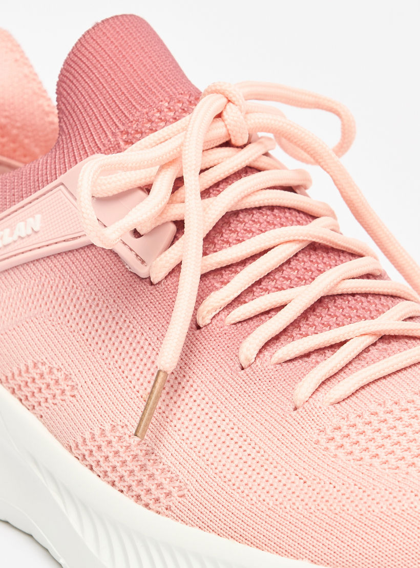 Oaklan by Shoexpress Ombre Slip-On Sports Shoes with Lace Detail-sports-women-shoes-image-5