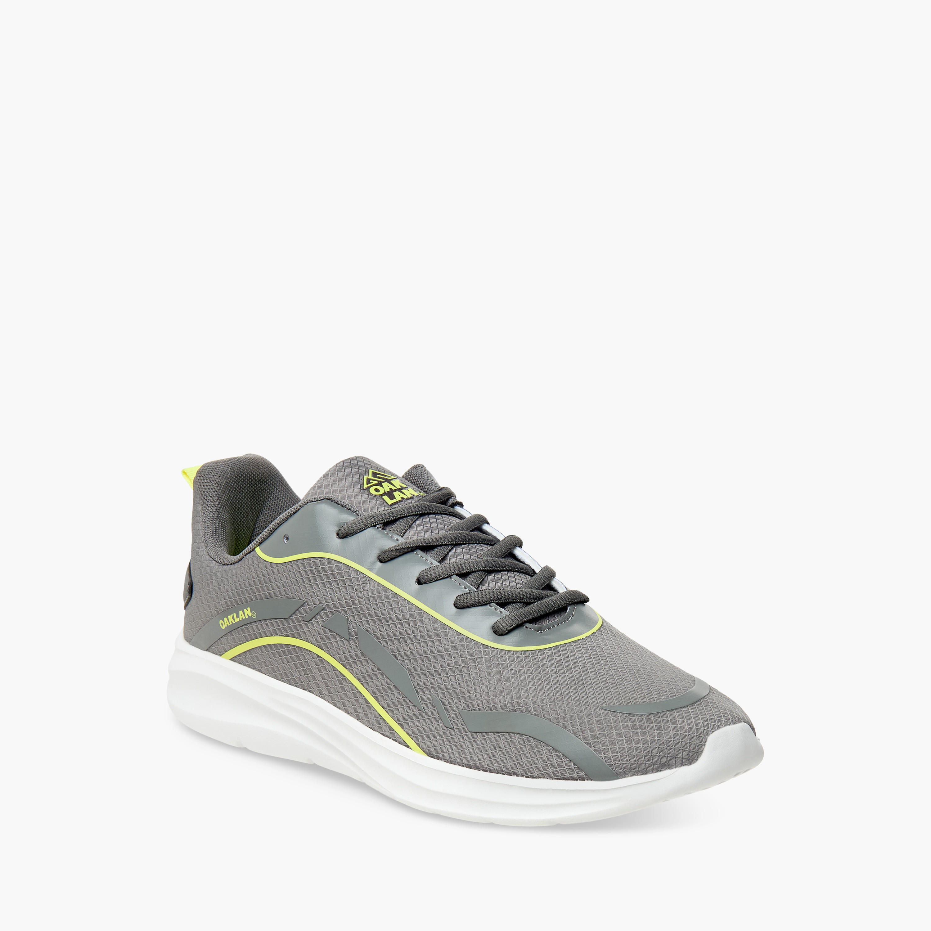 Oaklan by Shoexpress Mesh Sports Shoes with Lace-Up Closure-sports-men-shoes-image-2