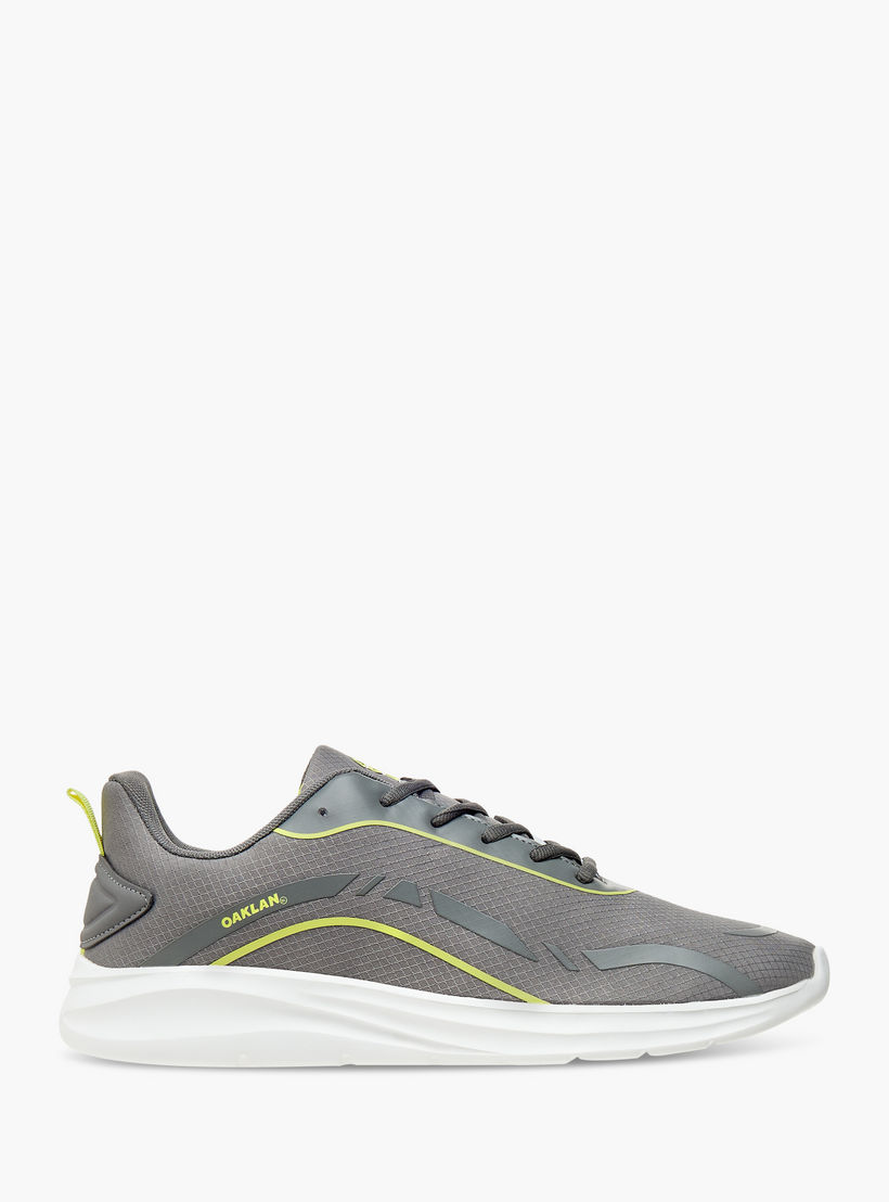 Oaklan by Shoexpress Mesh Sports Shoes with Lace-Up Closure-sports-men-shoes-image-3