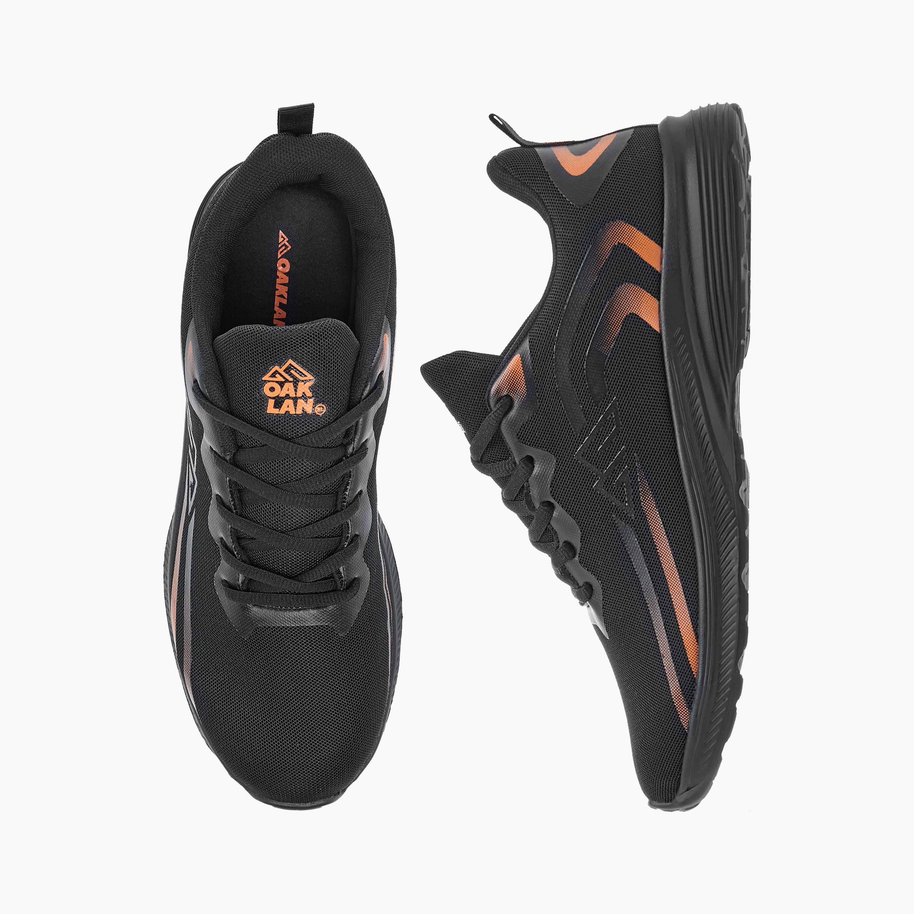Oaklan by Shoexpress Logo Detail Sports Shoes with Lace-Up Closure-sports-men-shoes-image-1
