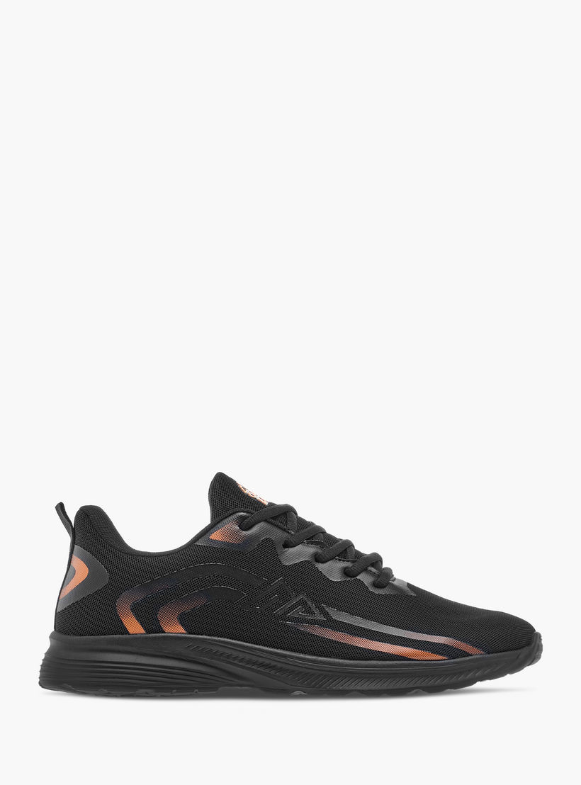 Oaklan by Shoexpress Logo Detail Sports Shoes with Lace-Up Closure-sports-men-shoes-image-3