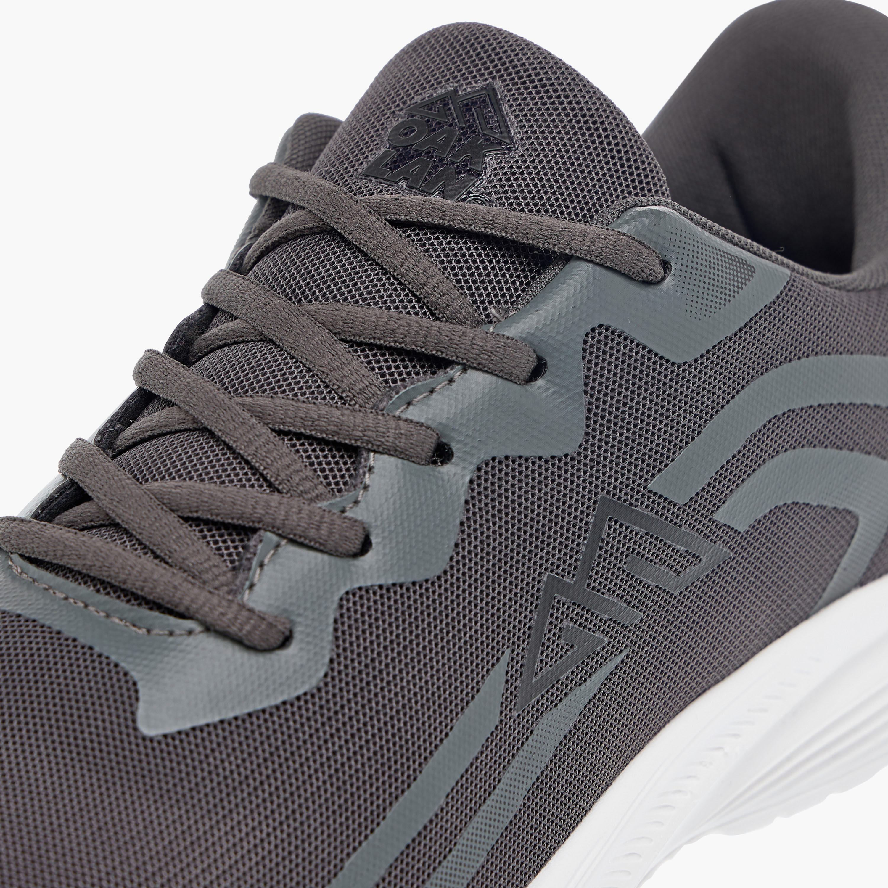 Oaklan by Shoexpress Logo Print Sports Shoes with Lace-up Closure-sports-men-shoes-image-4