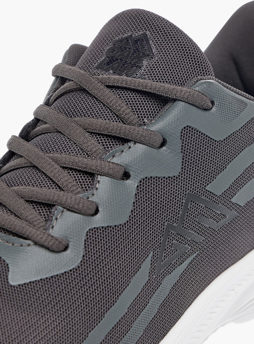 Oaklan by Shoexpress Logo Print Sports Shoes with Lace-up Closure-sports-men-shoes-image-4