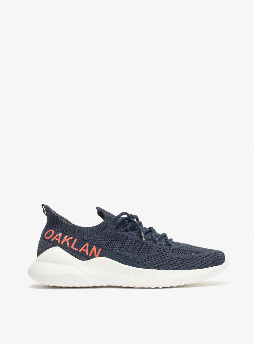 حذاء رياضي سهل الارتداء بطبعات شعار مع ألسنة سحب من أوكلاند من شو إكسبريس-sports-men-shoes-image-3