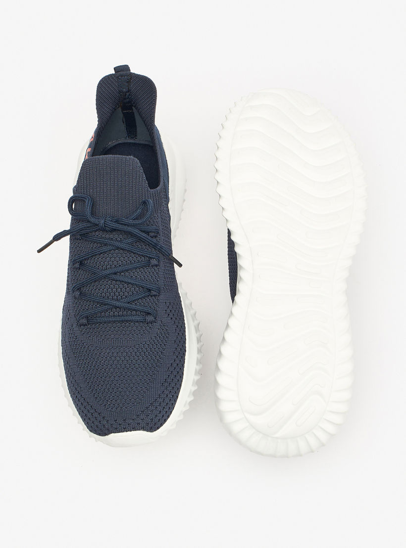 حذاء رياضي سهل الارتداء بطبعات شعار مع ألسنة سحب من أوكلاند من شو إكسبريس-sports-men-shoes-image-4