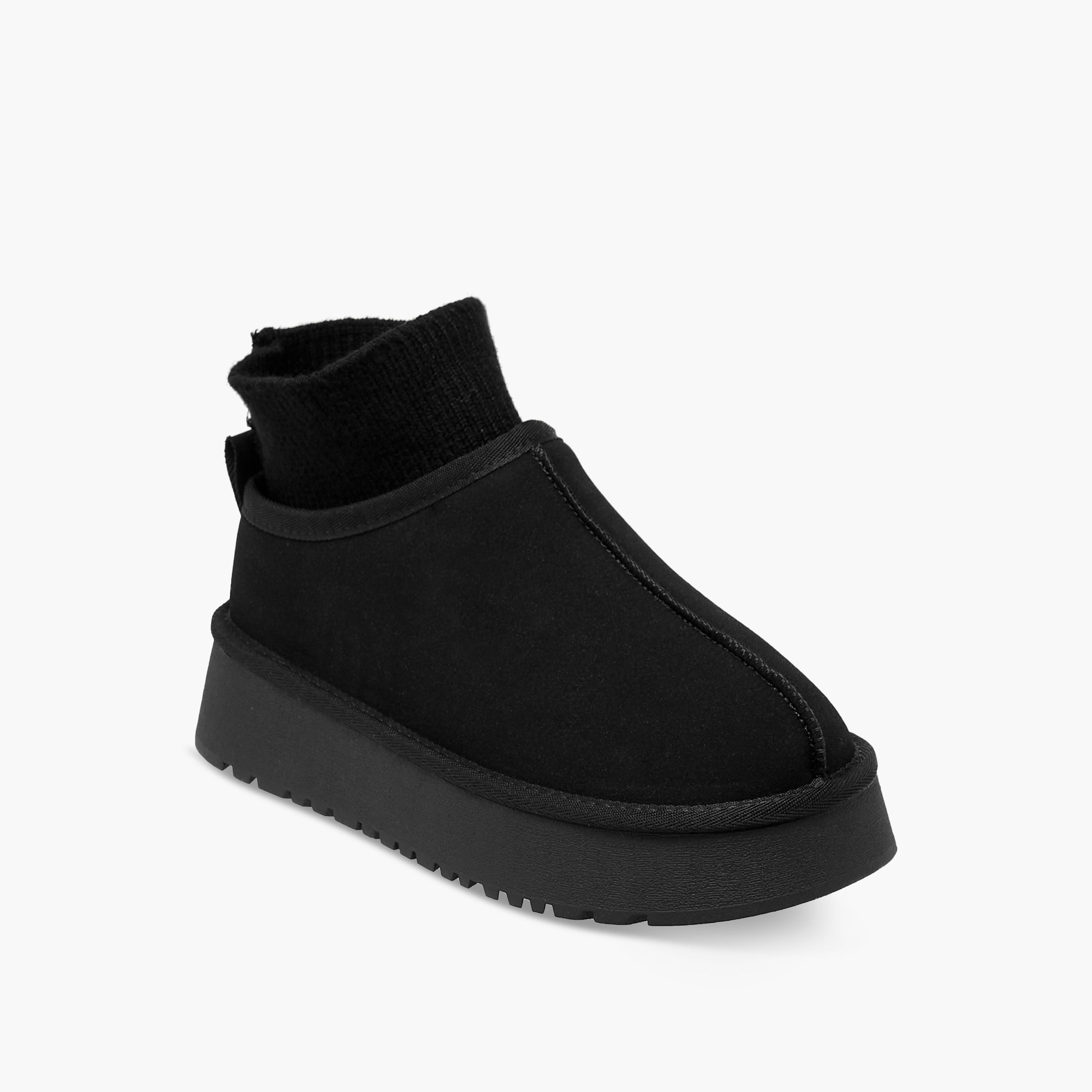 Flora Bella Women Ribbed Cuff Ankle Boots-women-shoes-boots-image-2