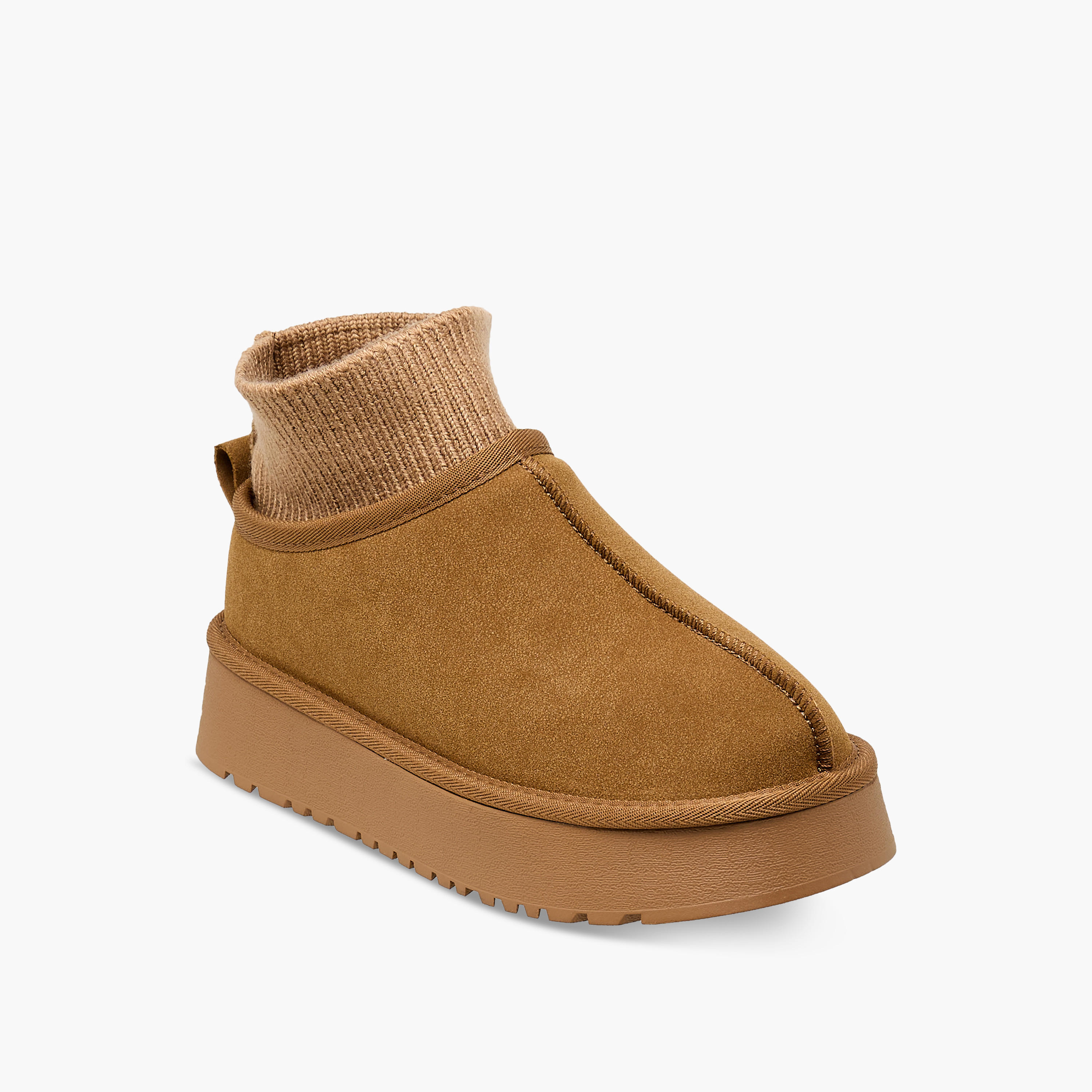 Flora Bella Women Ribbed Cuff Ankle Boots-women-shoes-boots-image-2