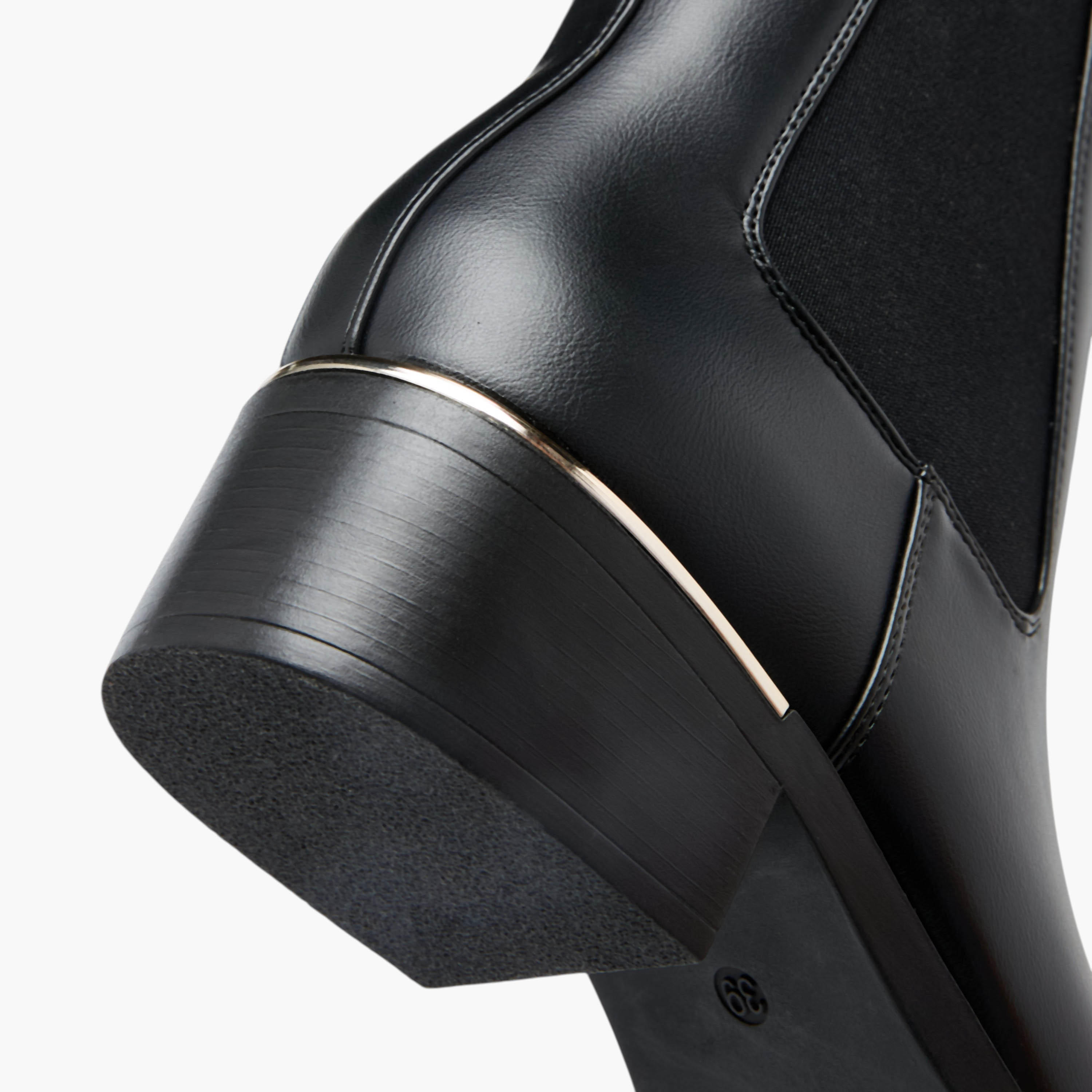 Flora Bella Solid Ankle Boots with Zip Closure-women-shoes-boots-image-6