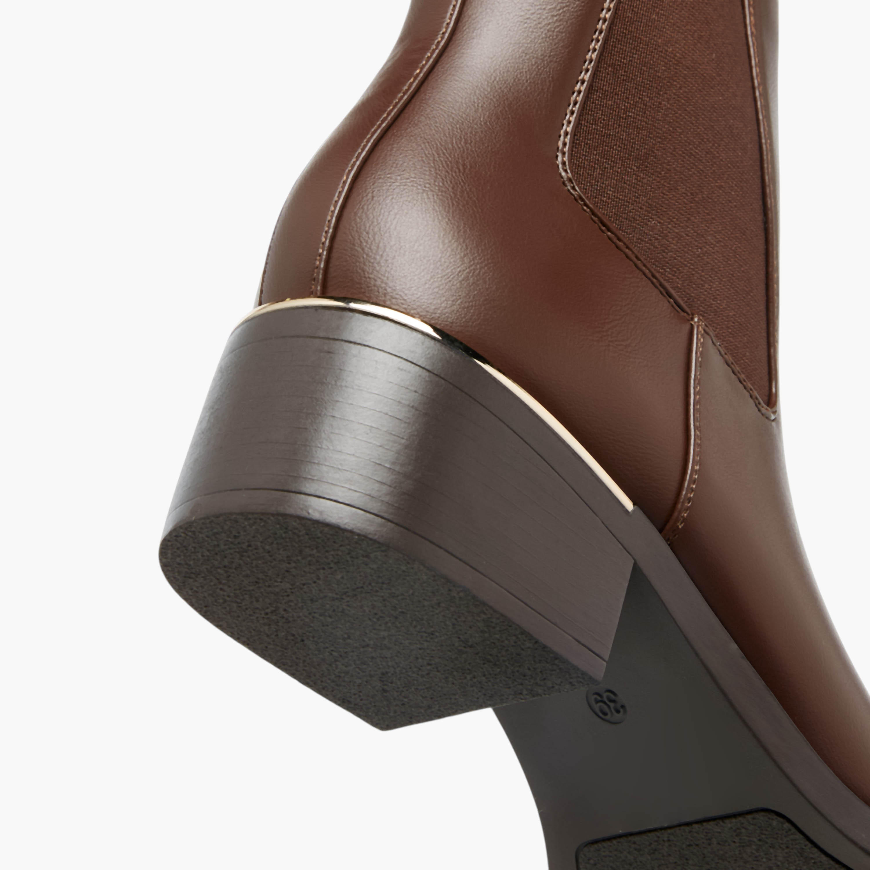 Flora Bella Solid Ankle Boots with Zip Closure-women-shoes-boots-image-6