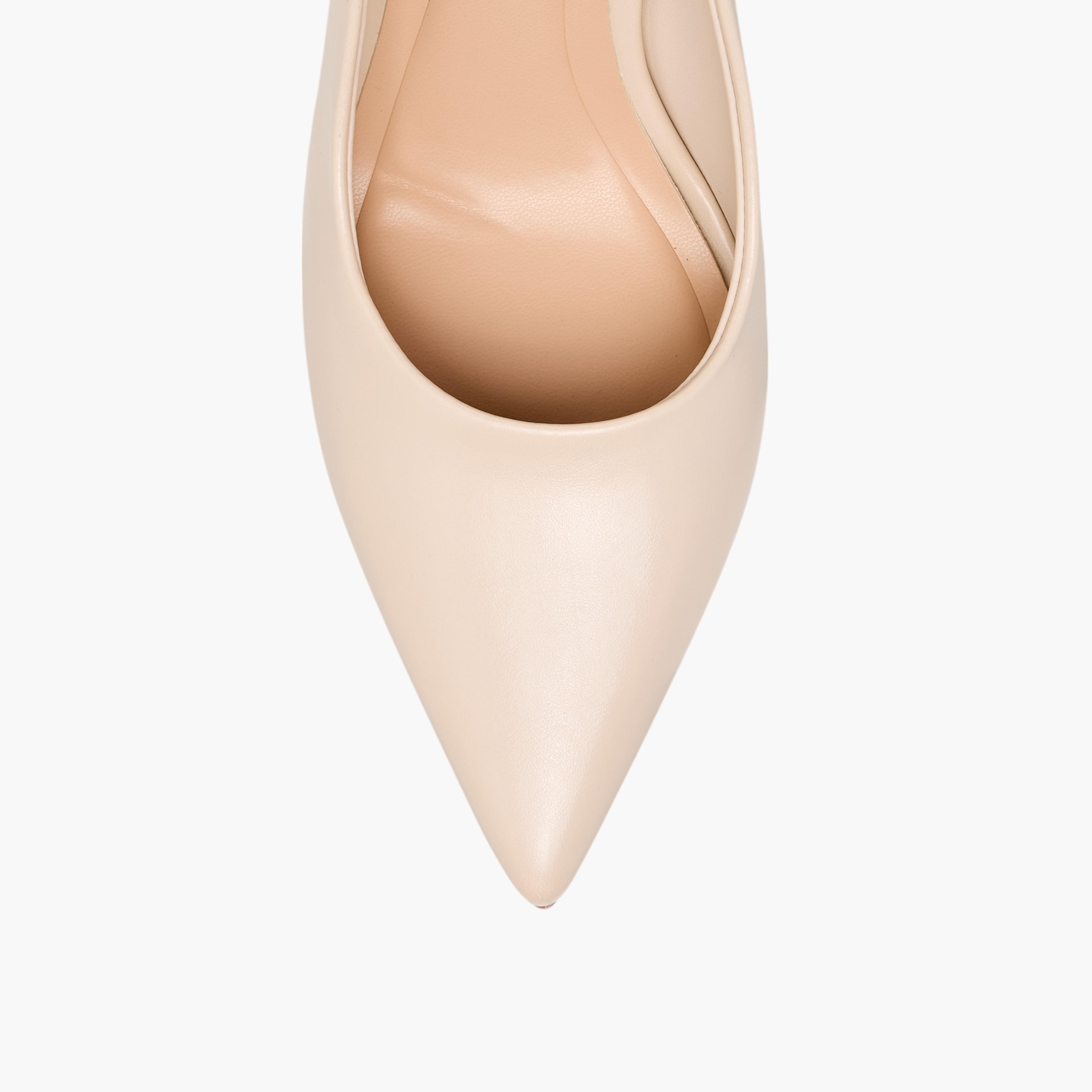 حذاء سادة بكعب ستيليتو وحزام خلفي من فلورا بيلا-women-shoes-heels-image-4