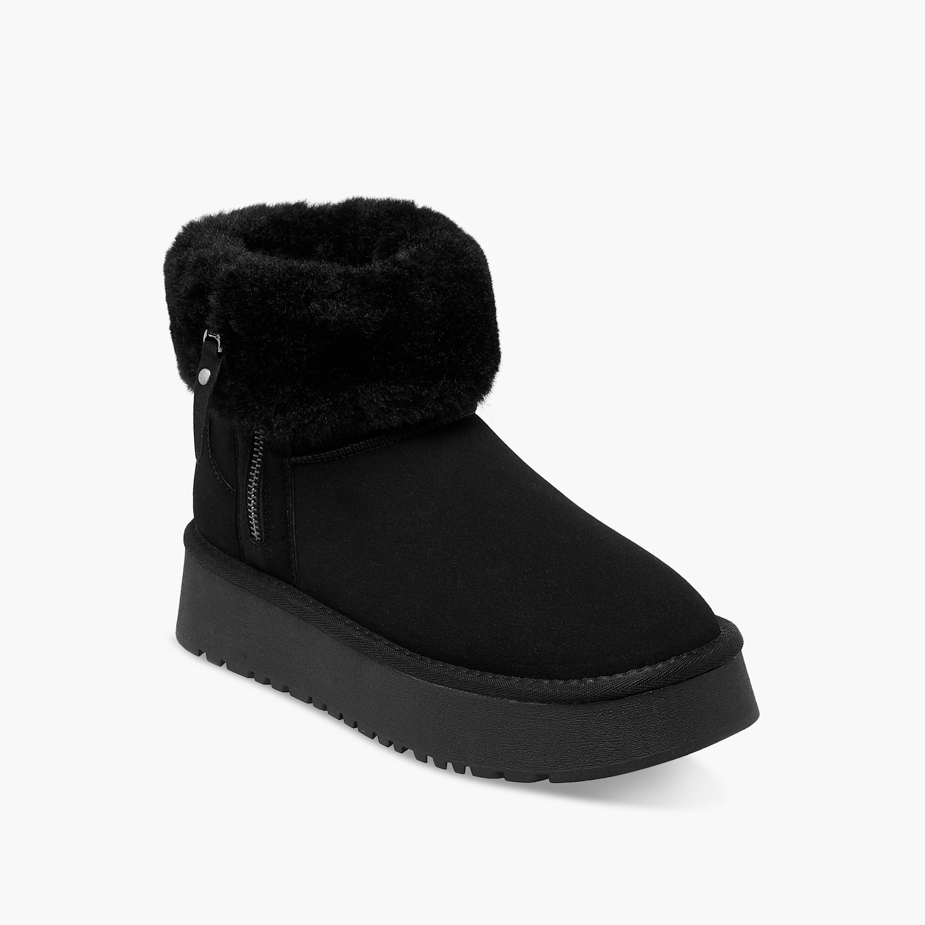 Flora Bella Women Faux Fur Lined Ankle Boots-women-shoes-boots-image-2