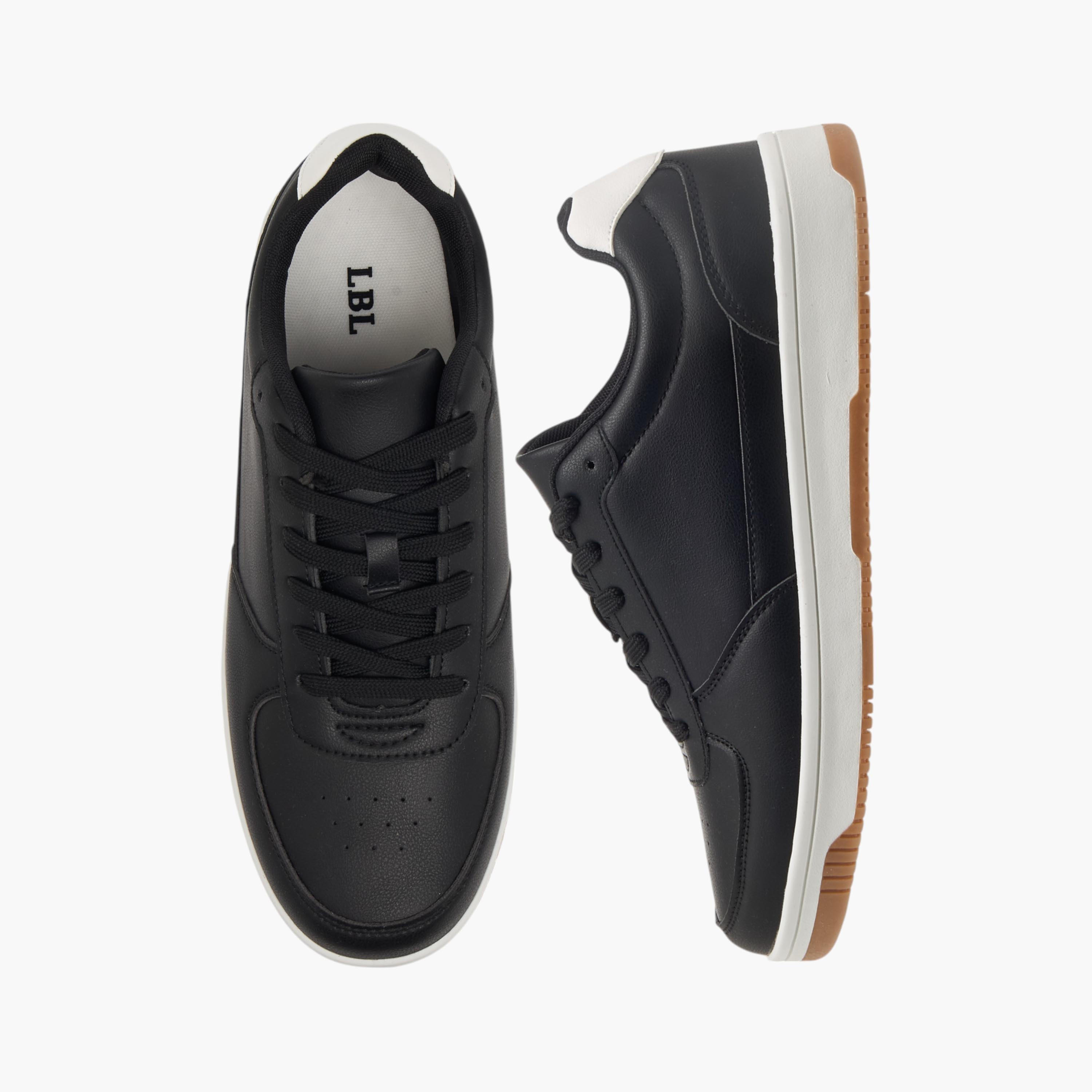 LBL by Shoexpress Panelled Sneakers with Lace-Up Closure-men-shoes-sneakers-image-1