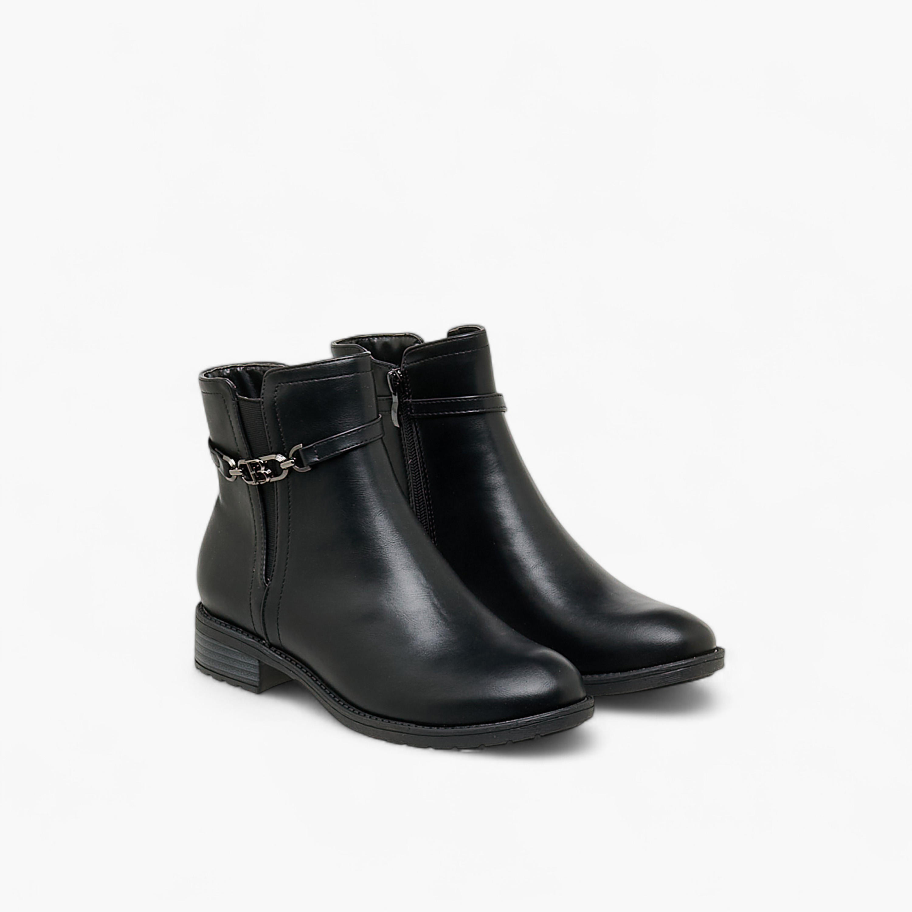 Flora Bella Women's Zip Closure  Ankle Boots-women-shoes-boots-image-1