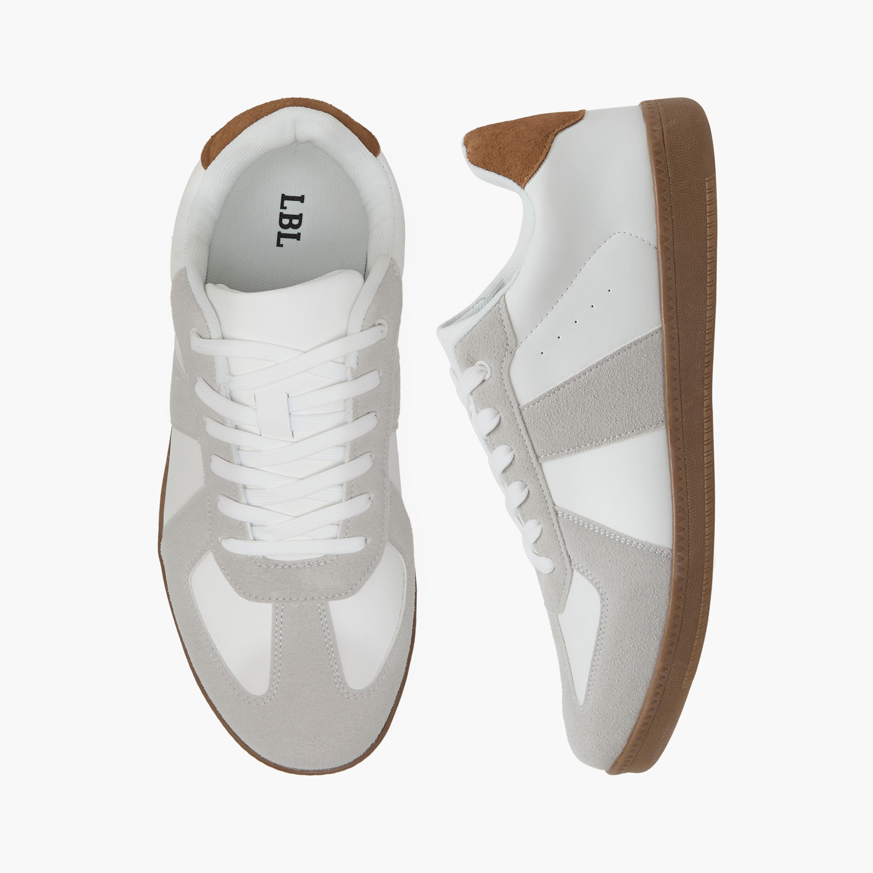 LBL by Shoexpress Men's Panelled Sneakers with Lace-Up Closure-men-shoes-sneakers-image-1