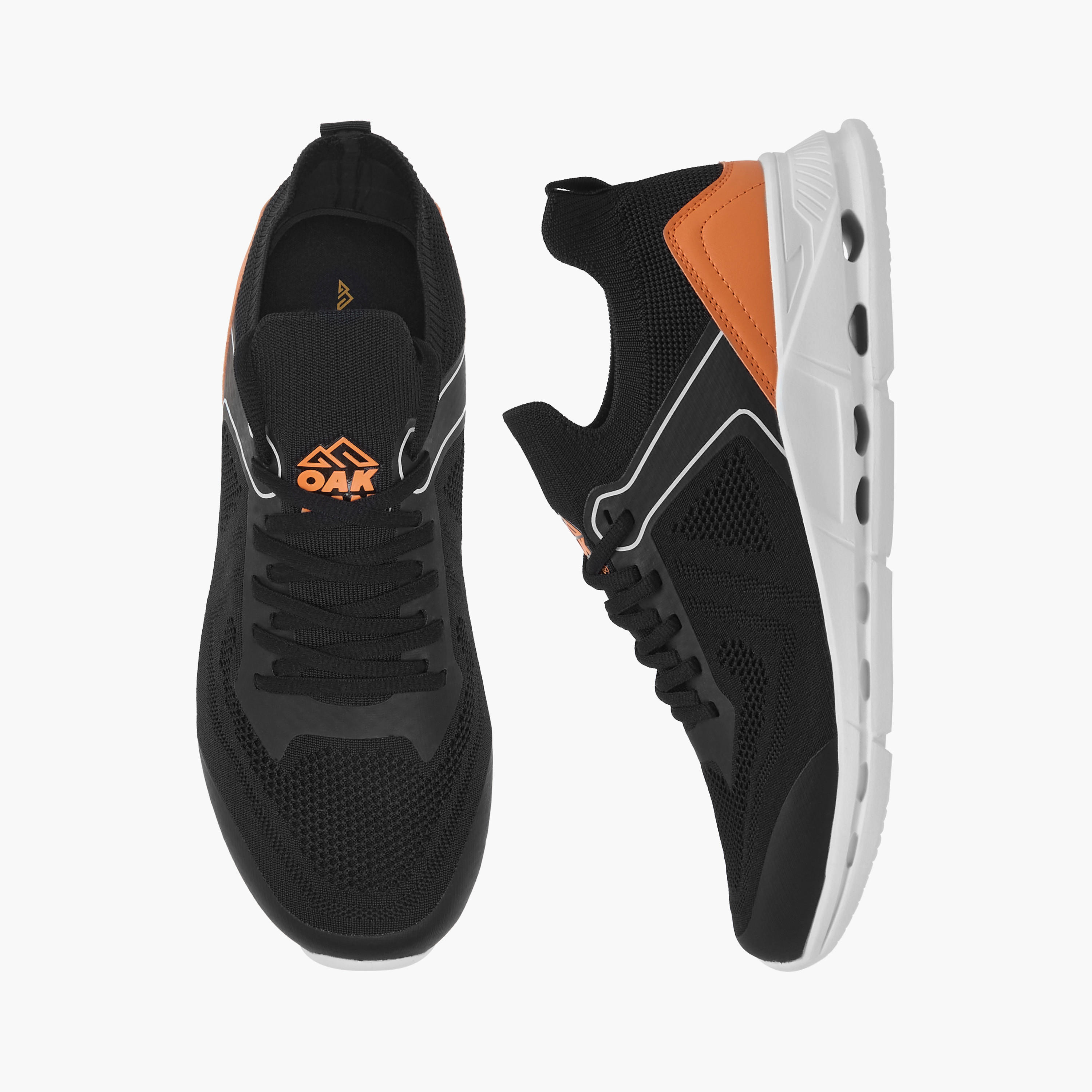 Oaklan by Shoexpress Mesh Detail Sports Shoes with Lace-Up Closure-sports-men-shoes-image-1