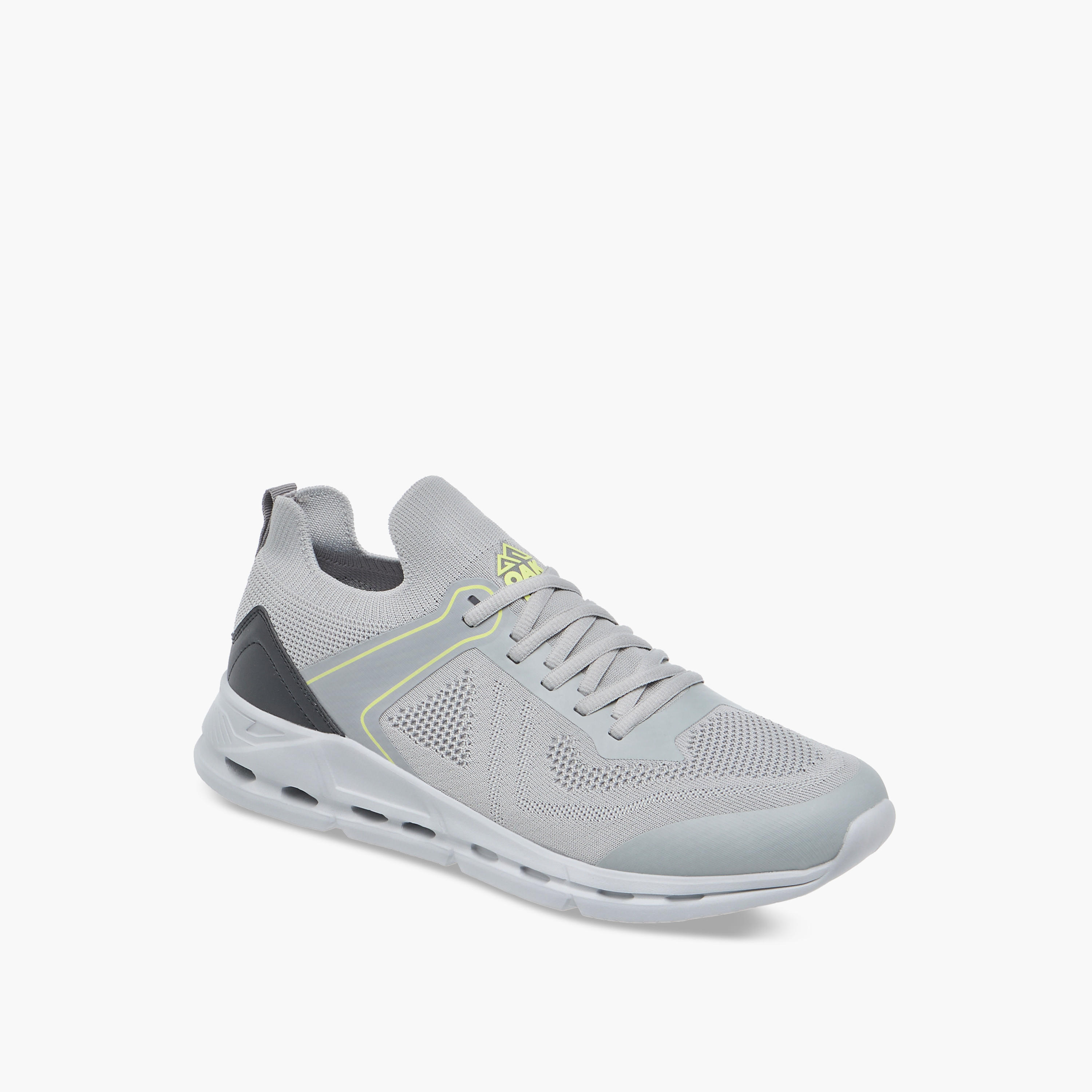 Oaklan by Shoexpress Mesh Detail Sports Shoes with Lace-Up Closure-sports-men-shoes-image-2