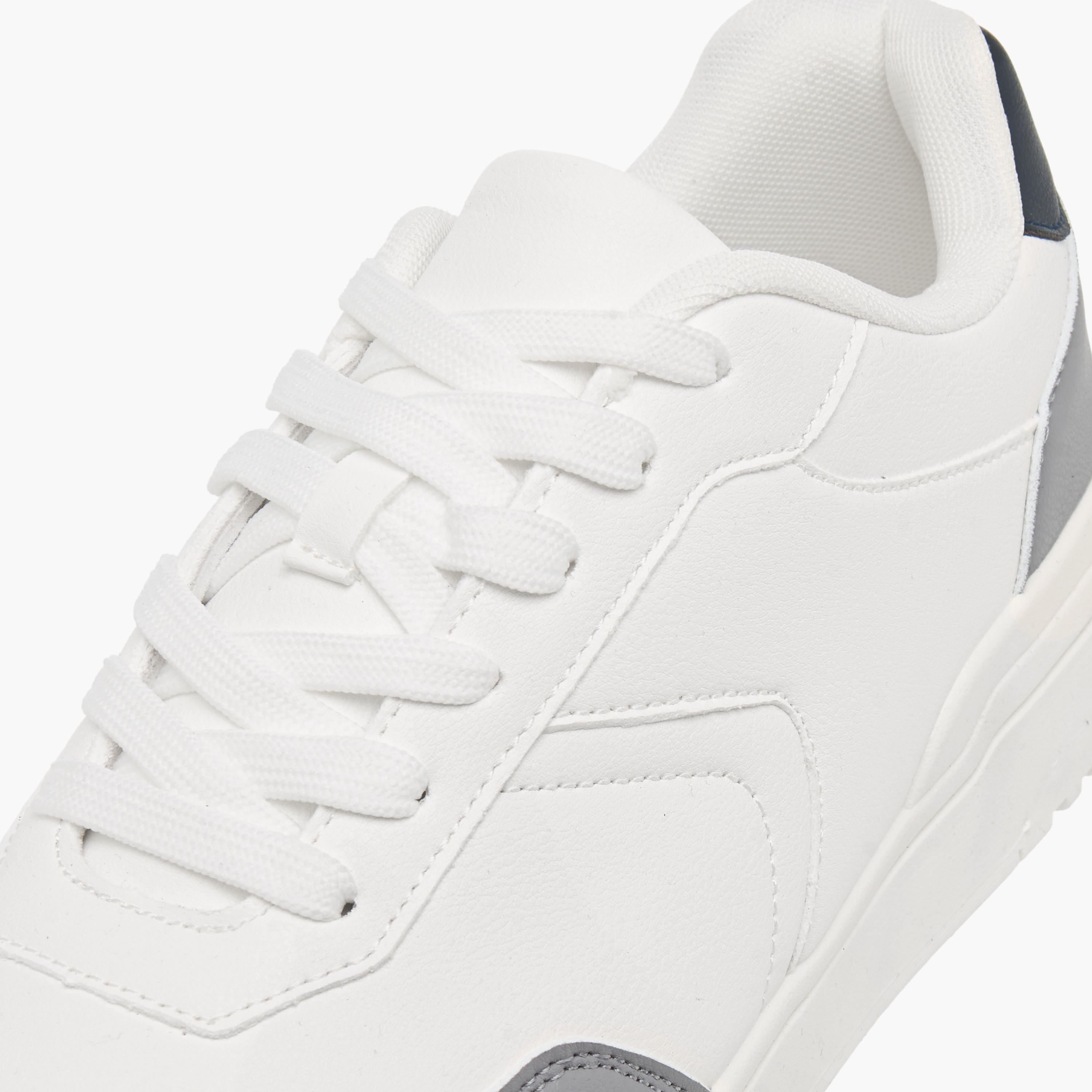 LBL by Shoexpress Panelled Sneakers with Lace-Up Closure-men-shoes-sneakers-image-4