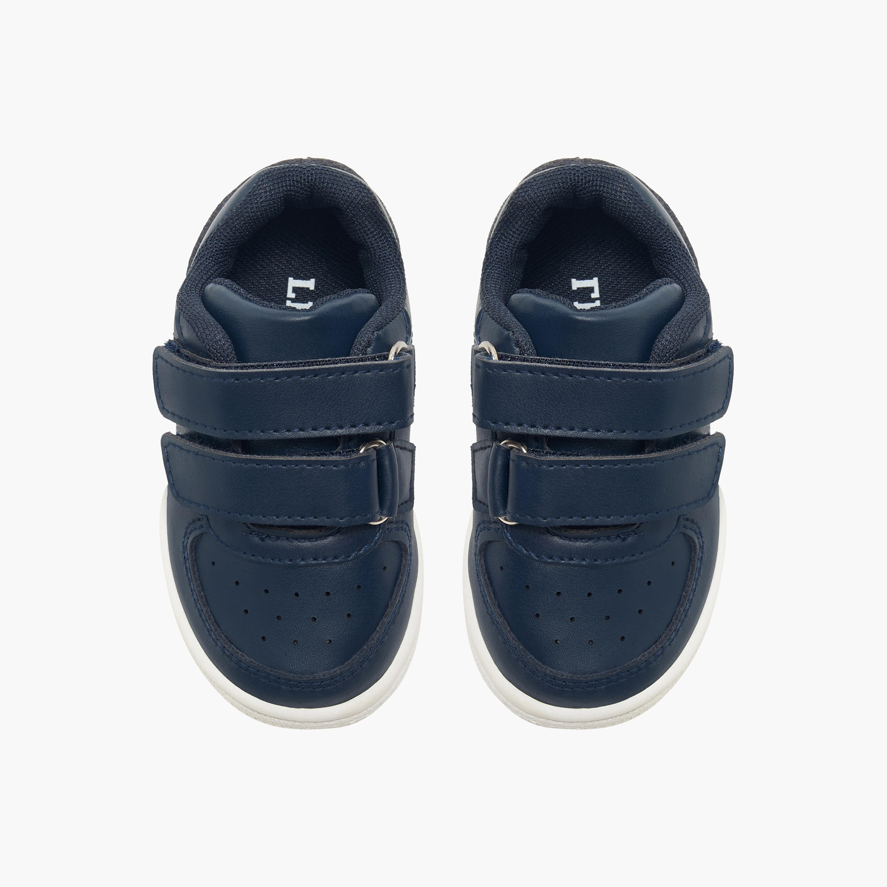 Lbl By Shoexpress Panelled Sneakers with Hook and Loop Closure-baby-boys-shoes-closedshoes-image-1