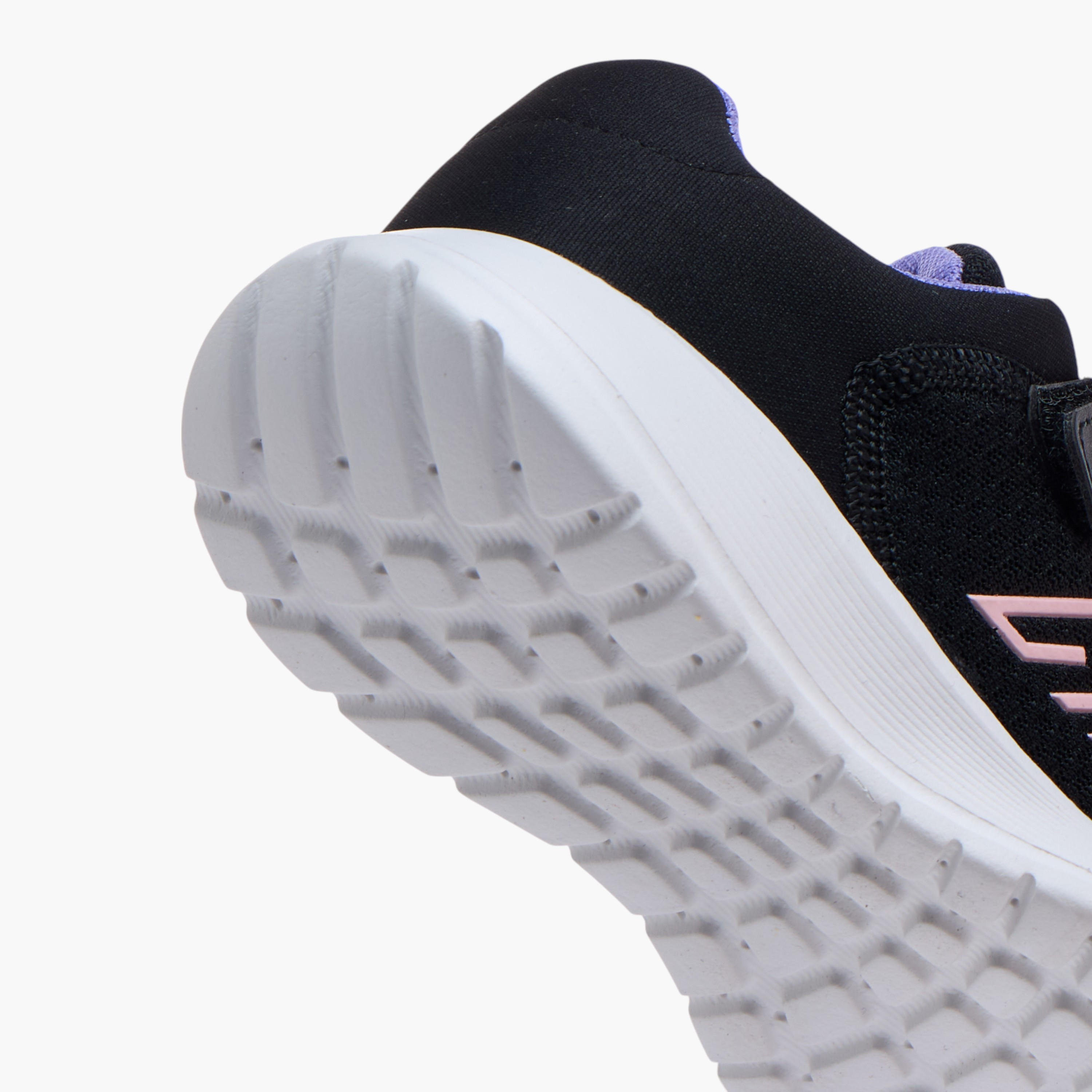 Oaklan by Shoexpress Logo Print Sports Shoes with Hook and Loop Closure-girls-shoes-sports-image-5