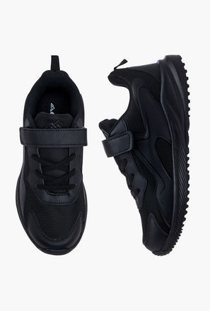Oaklan by Shoexpress Panelled Sports Shoes with Hook and Loop Closure-sports-girls-shoes-image-1